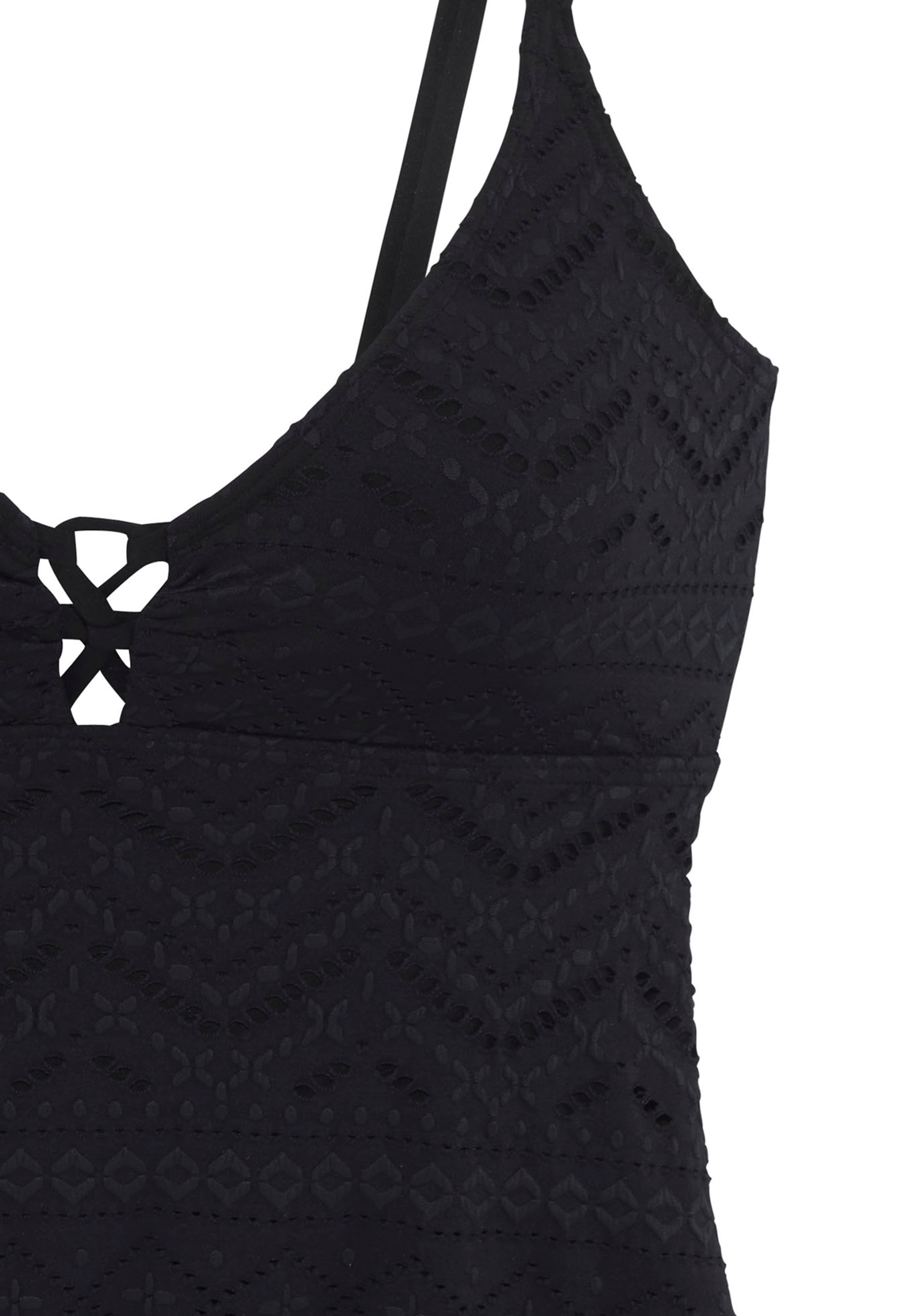 LASCANA Tankini-Top »Omara«, mit Lochstickerei