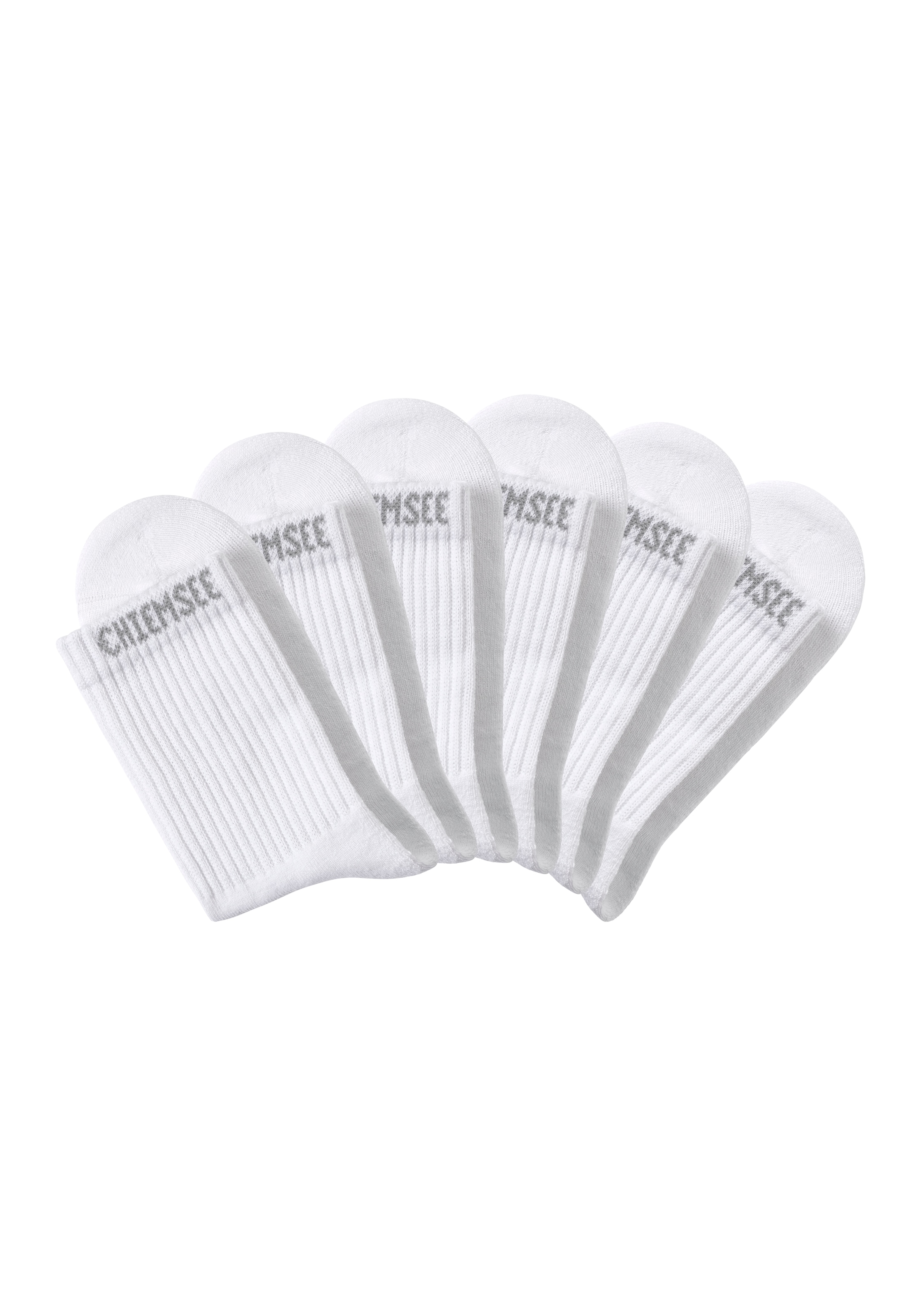 Chiemsee Tennissocken, (Packung, 6 Paar), mit eingestricktem Markennamen