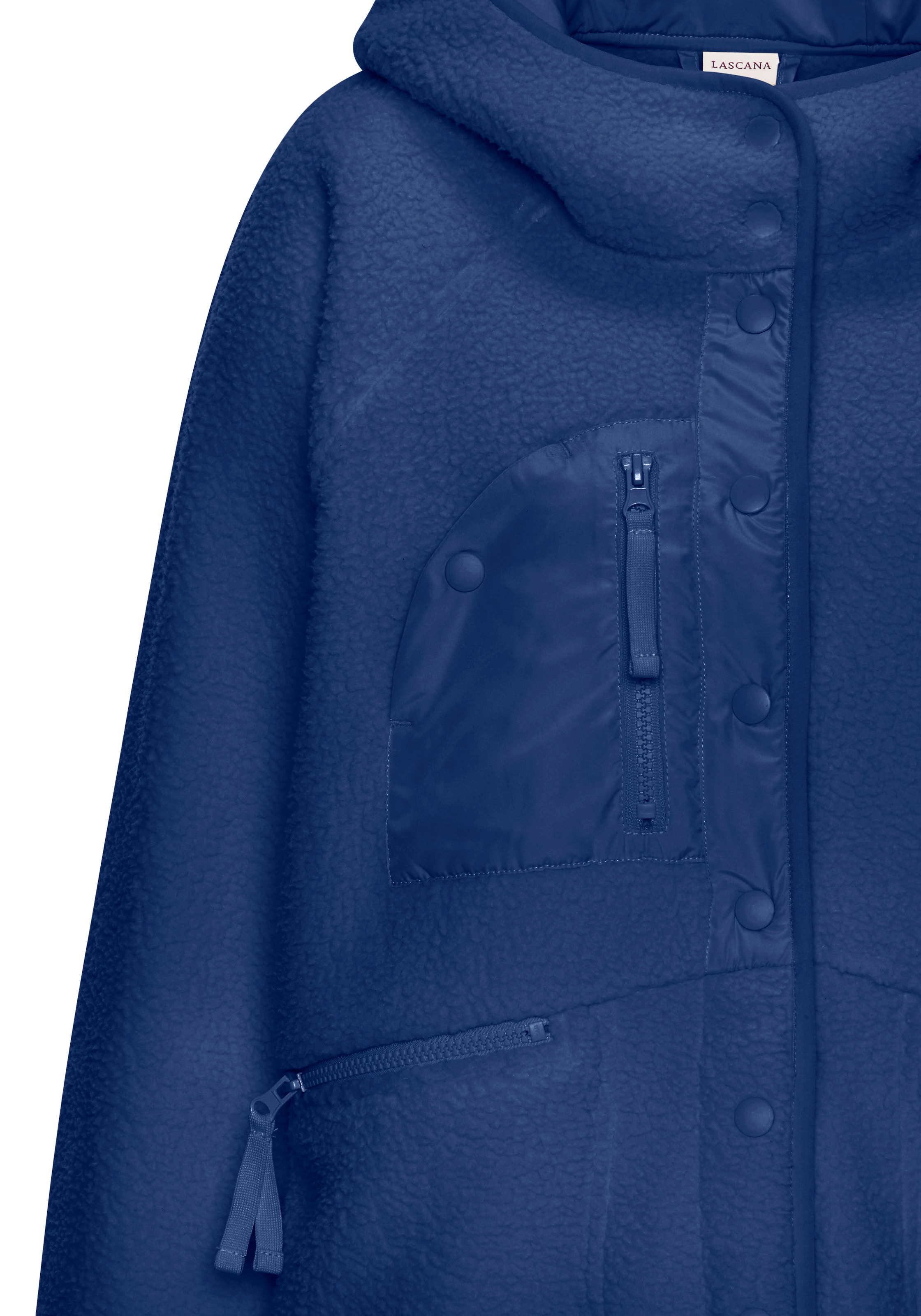 Vivance Active by Lascana Fleecejacke mit Fledermausärmeln