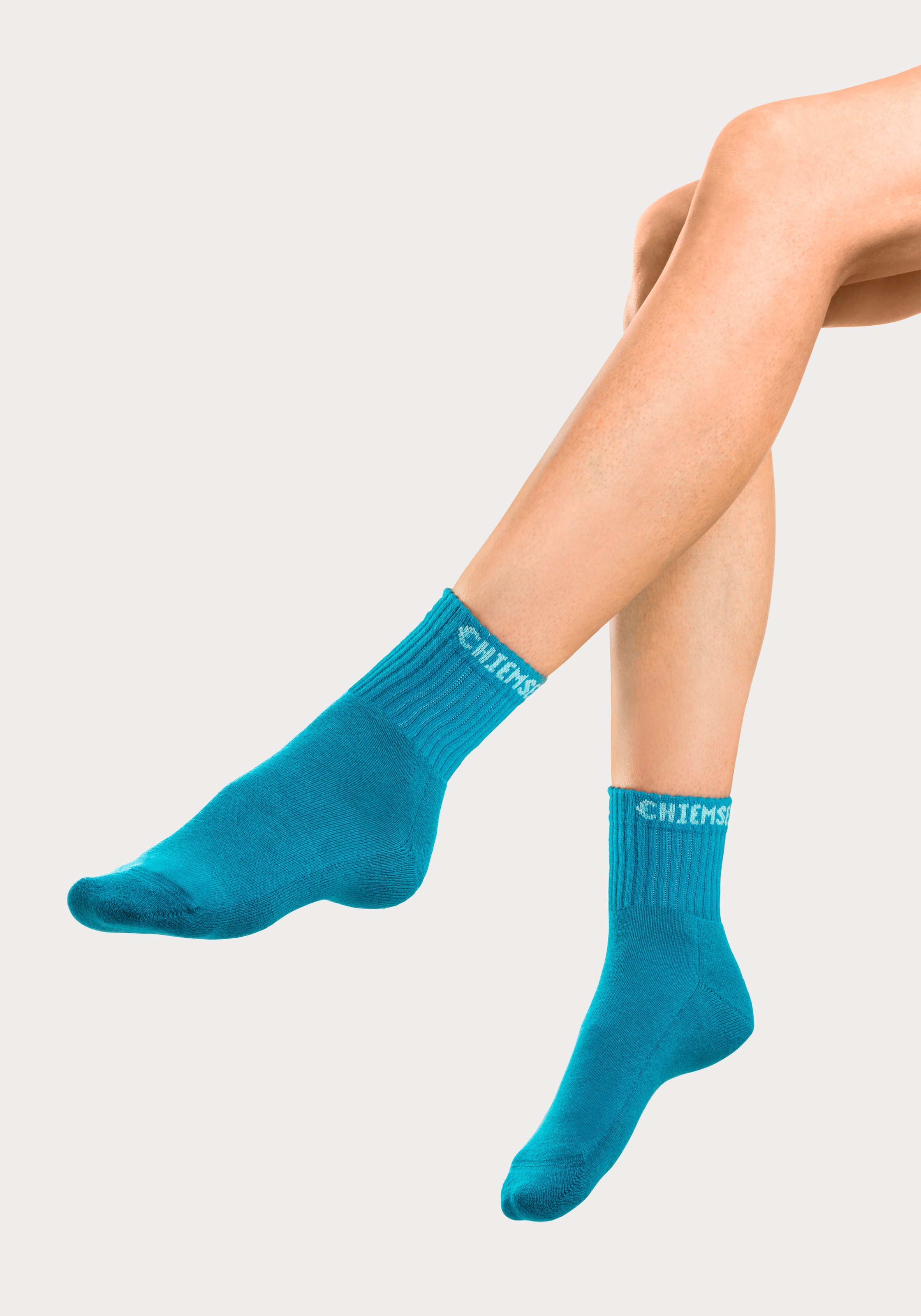 Chiemsee Kurzsocken, (Packung, 6 Paar), mit eingestricktem Markennamen