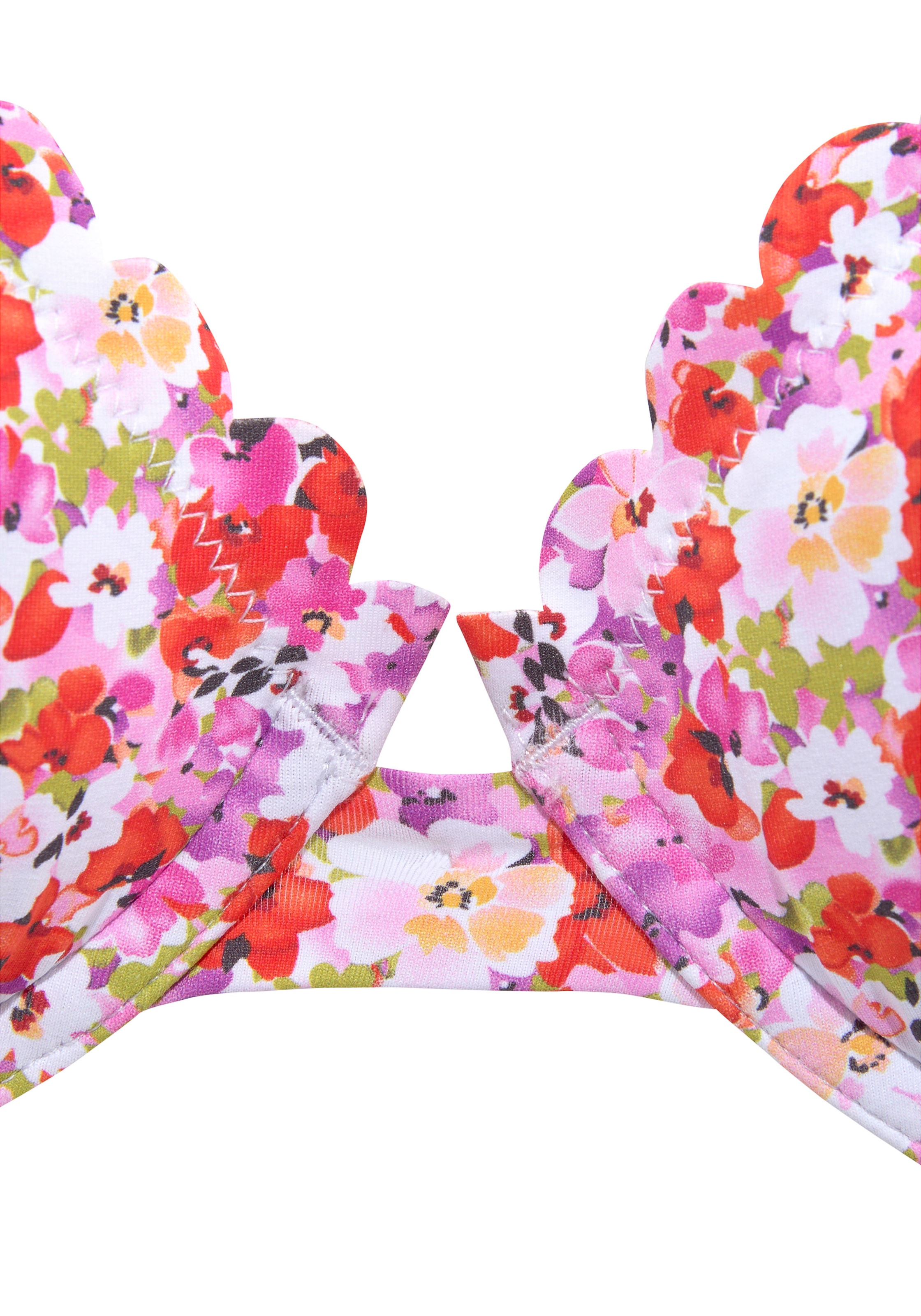 LASCANA Bügel-Bikini-Top »Jasmin«, mit Wattierung und im Blümchen-Design