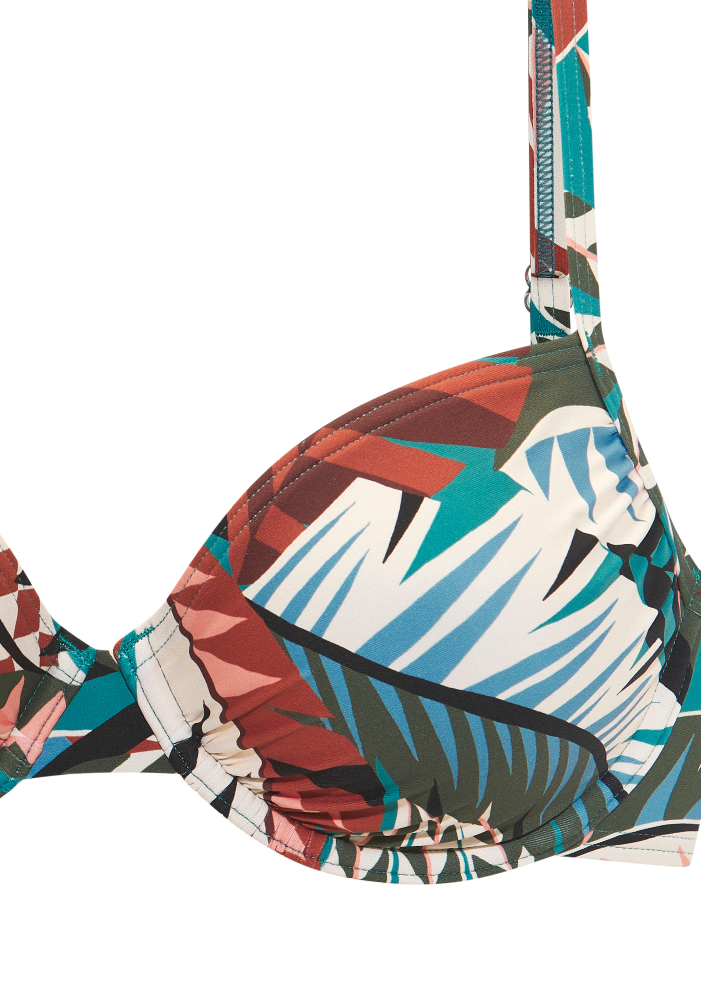 Buffalo Bügel-Bikini-Top »Moana« mit modernem Allover-Print
