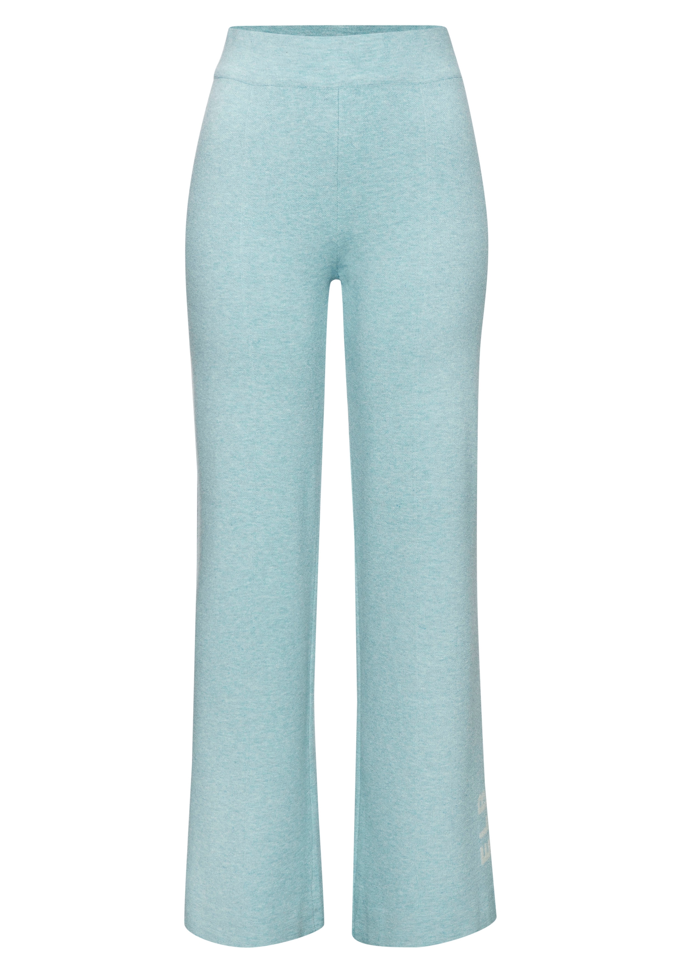 Elbsand Strickhose  mit weitem Bein und eingestricktem Logo, Loungewear