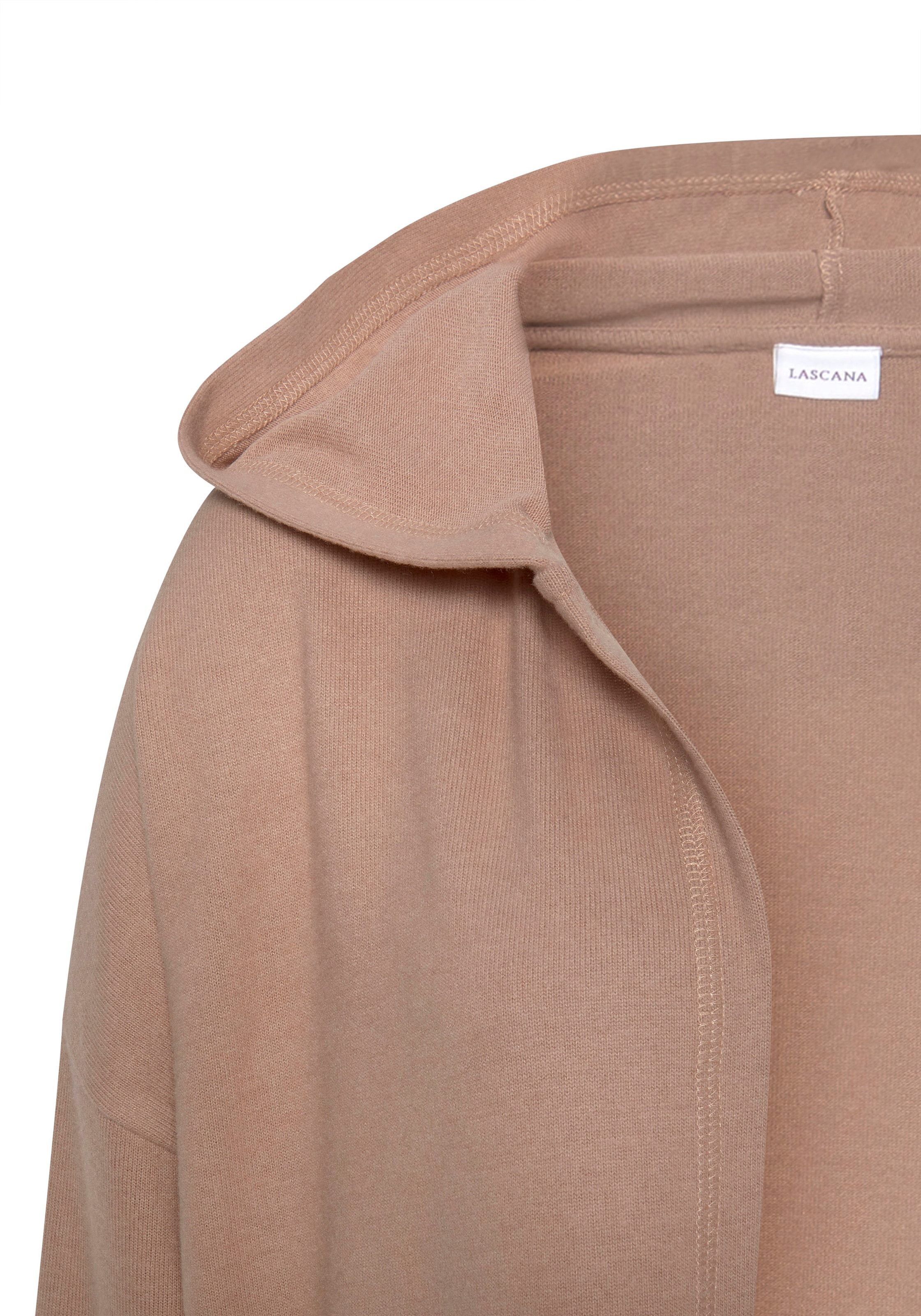 LASCANA Longstrickjacke, aus weichem Strick, Loungewear