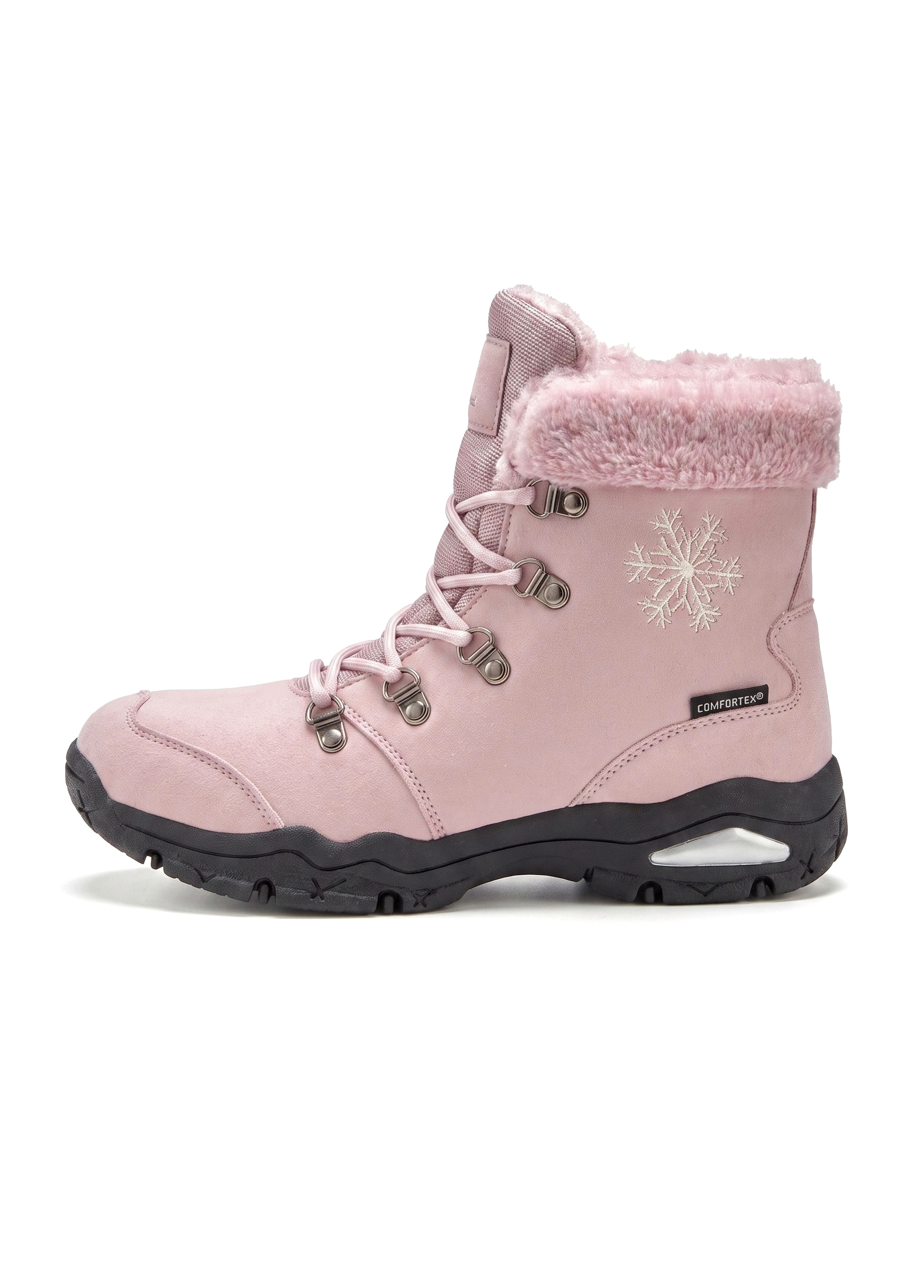 LASCANA Winterstiefelette »Winterboots, Outdoorstiefelette, Stiefel, Stiefelette, Schneestiefel«  mit wind-& wasserabweisender Tex-Membran