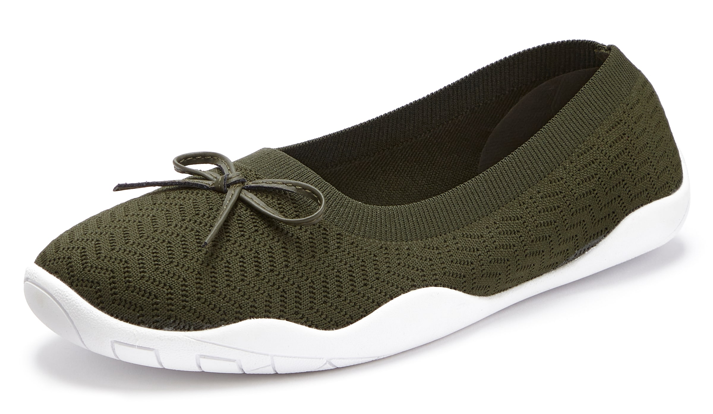 LASCANA Sneaker Ballerinas, Slipper, Halbschuh, Slip-On-Sneaker ultraleicht VEGAN