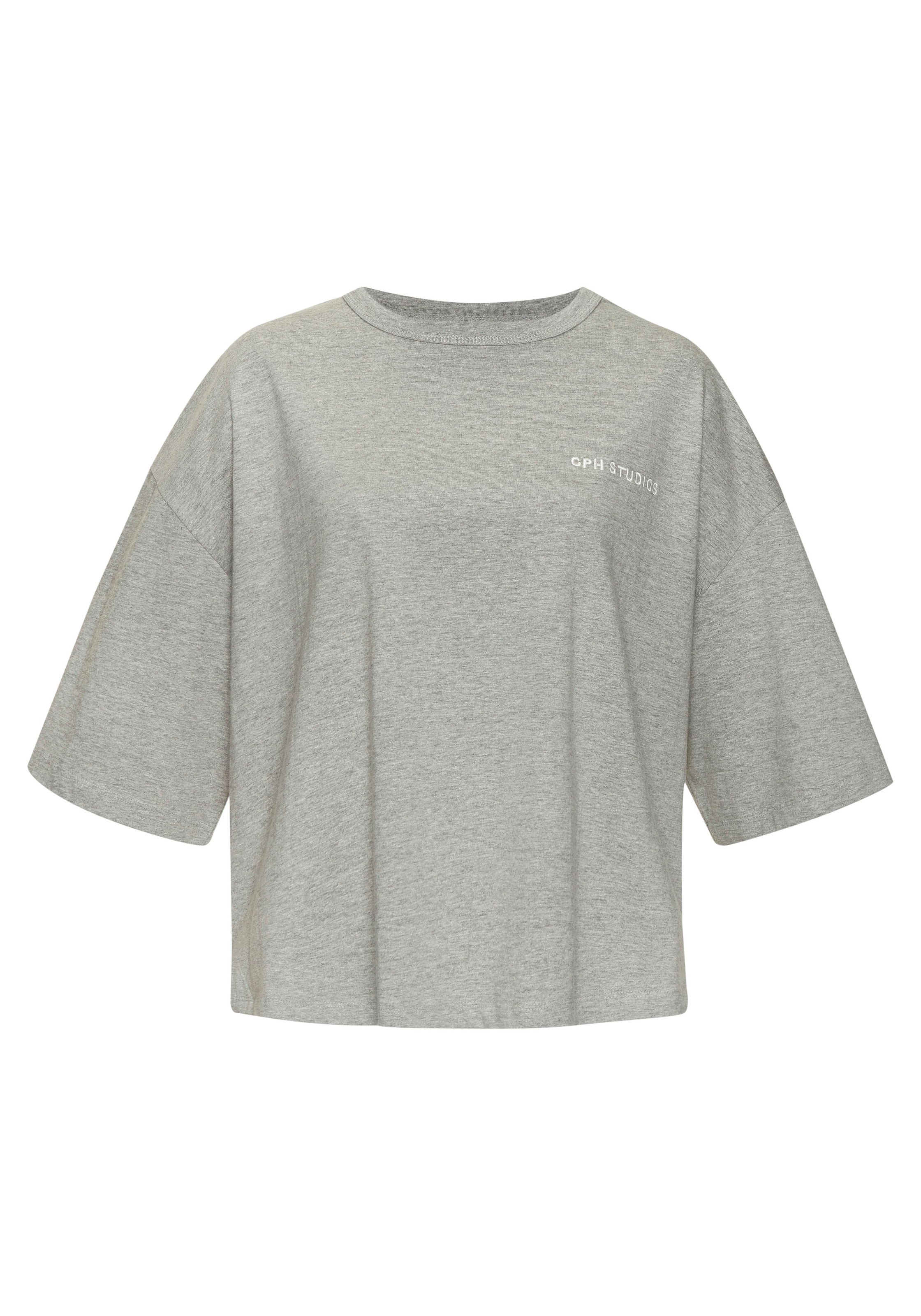 Copenhagen Studios Oversize-Shirt »mit hochwertiger Logostickerei«, aus heavy Bio-Baumwoll-Qualität