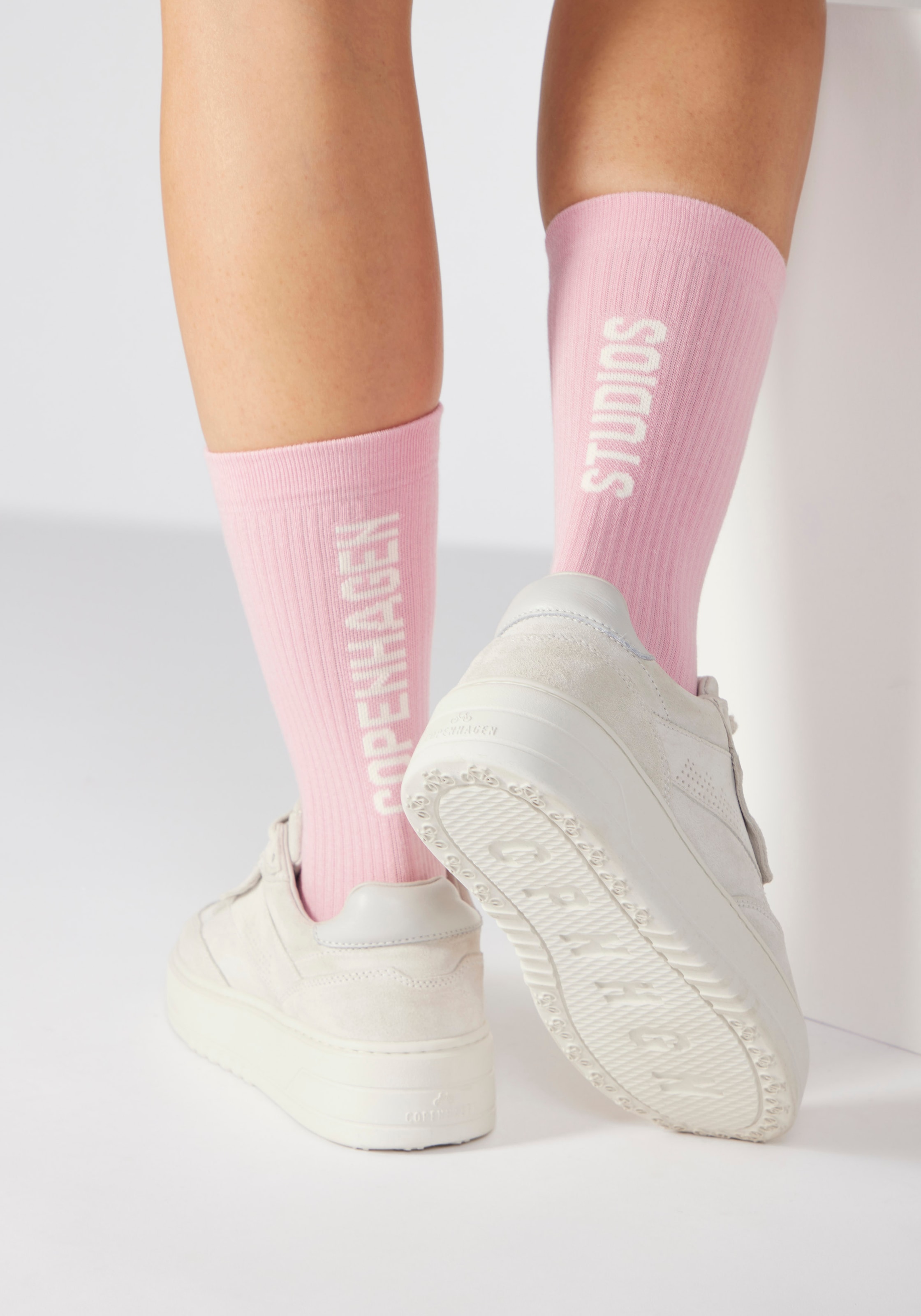 Copenhagen Studios Tennissocken Packung, 3 Stk. tlg. mit großem Schriftzug