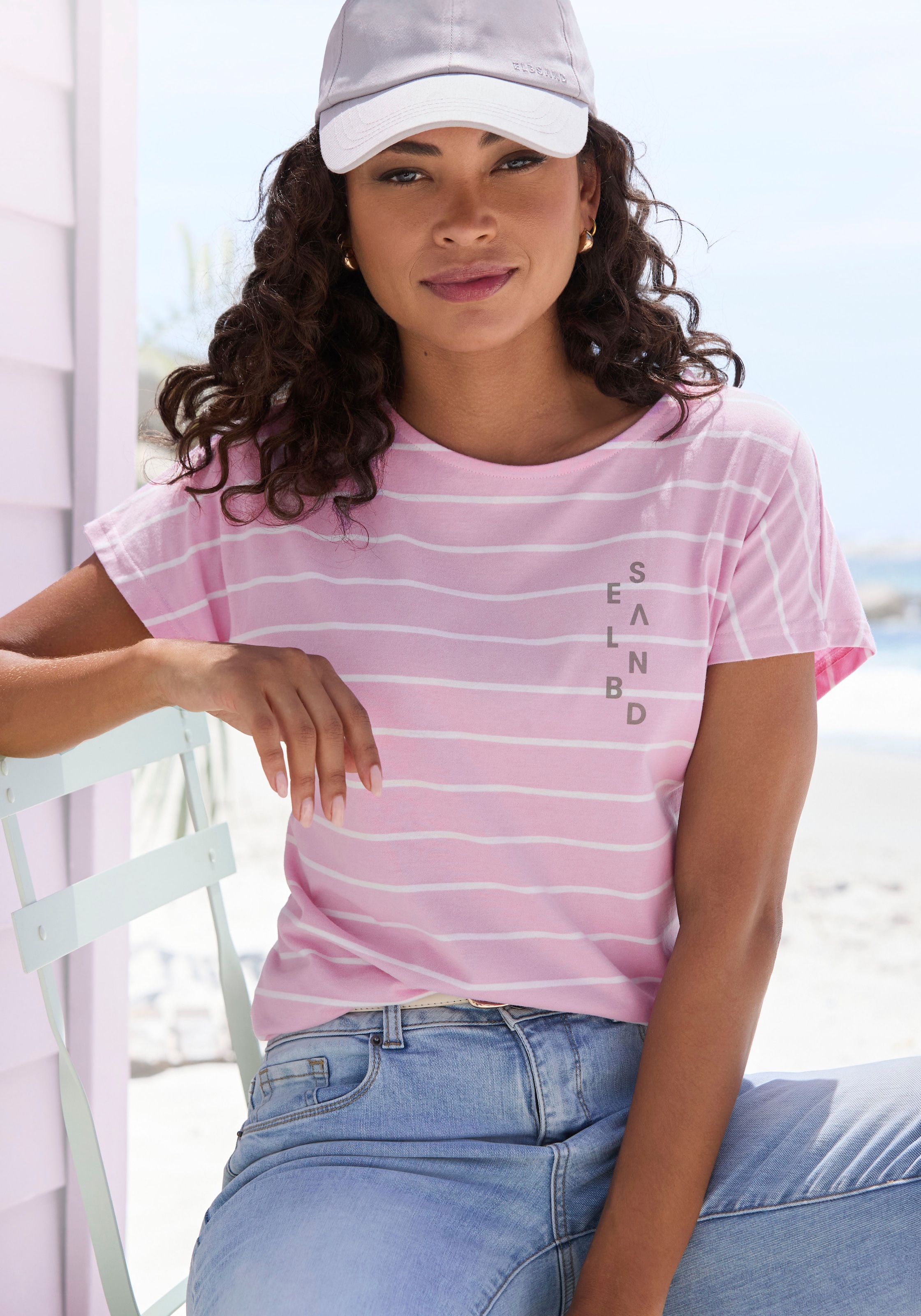 Elbsand Kurzarmshirt »Selma«