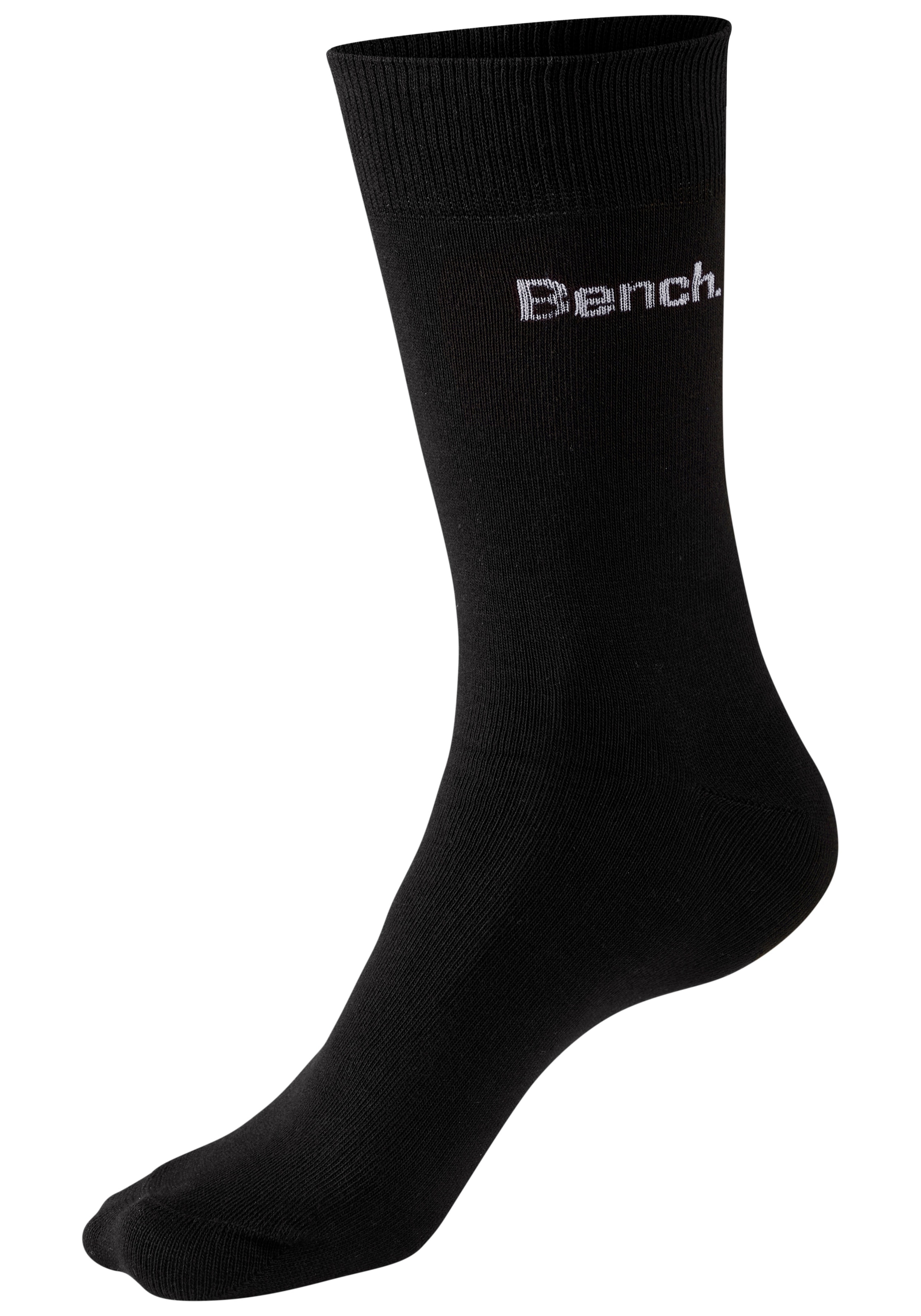 Bench. Basicsocken »Herrensocken für Beruf und Freizeit« Packung, 6 Paar tlg. mit farbigem kleinen Markenlogo