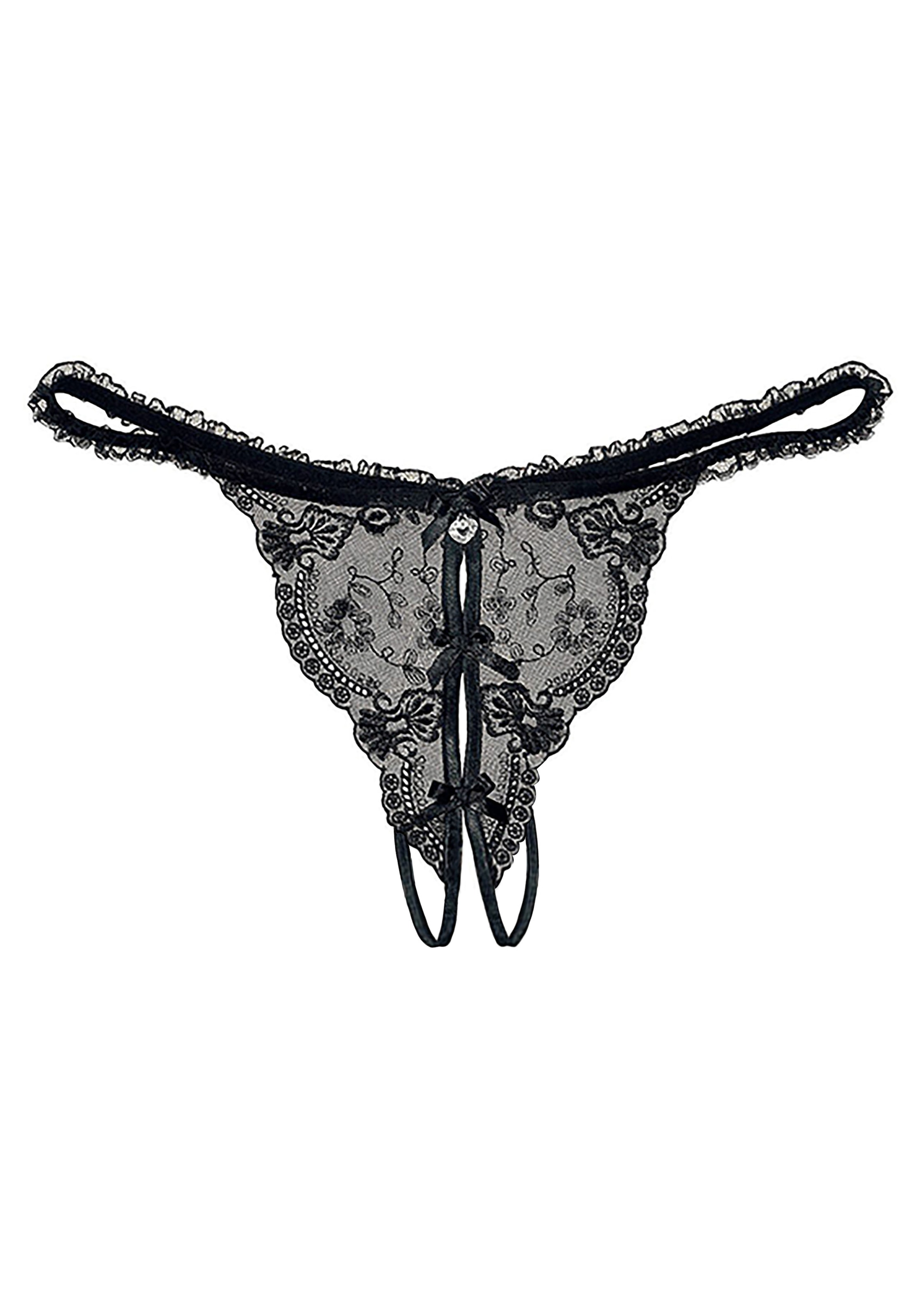 petite fleur gold String-Ouvert, in sexy Bändchen-Optik