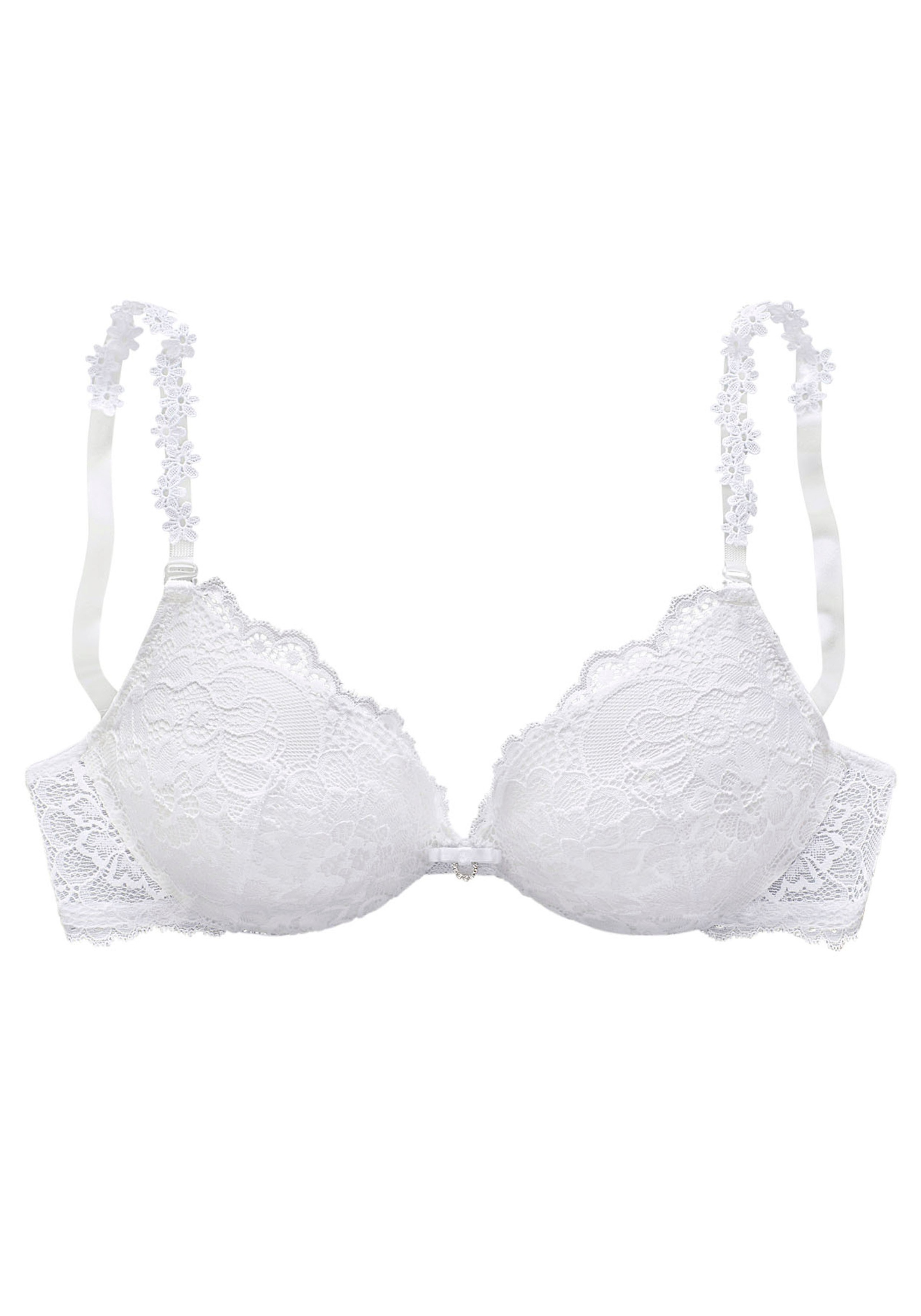 Vivance Push-up-BH, mit 3 extravaganten Trägern zum Austauschen, sexy Dessous