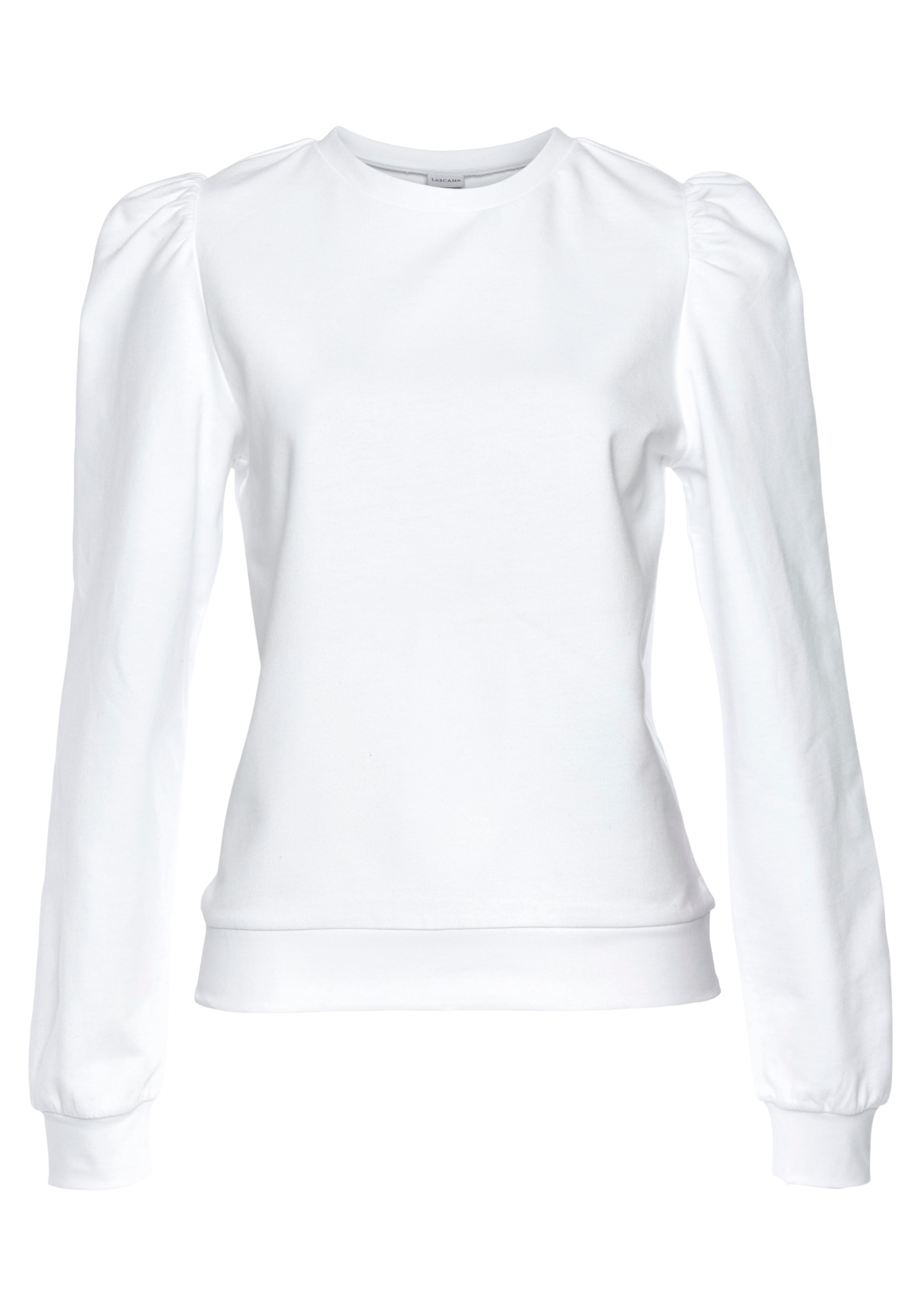 LASCANA Sweatshirt , mit Ruffärmeln
