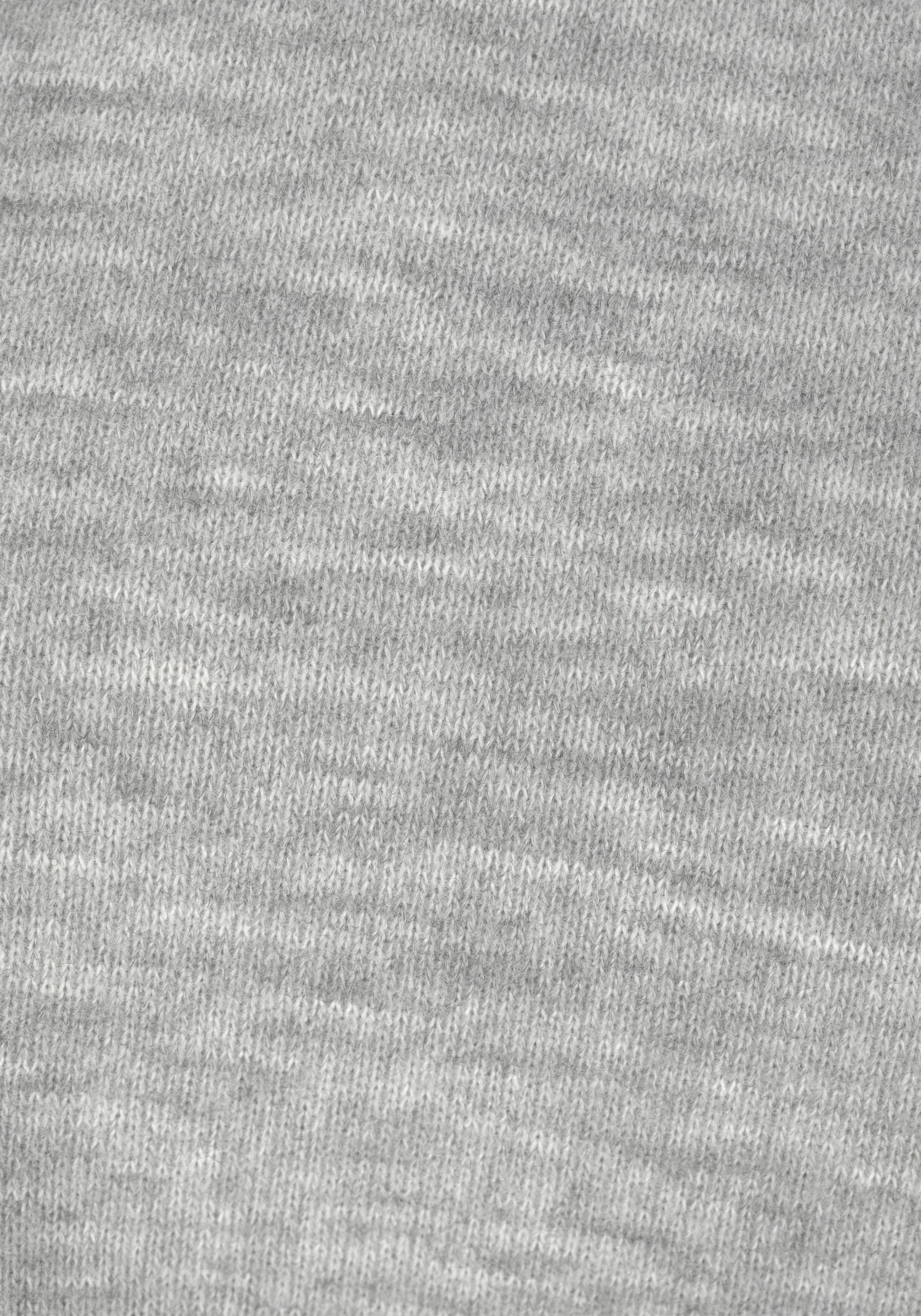 Bench. Sweatjacke mit Glanzprint am Stehkragen, Loungeanzug