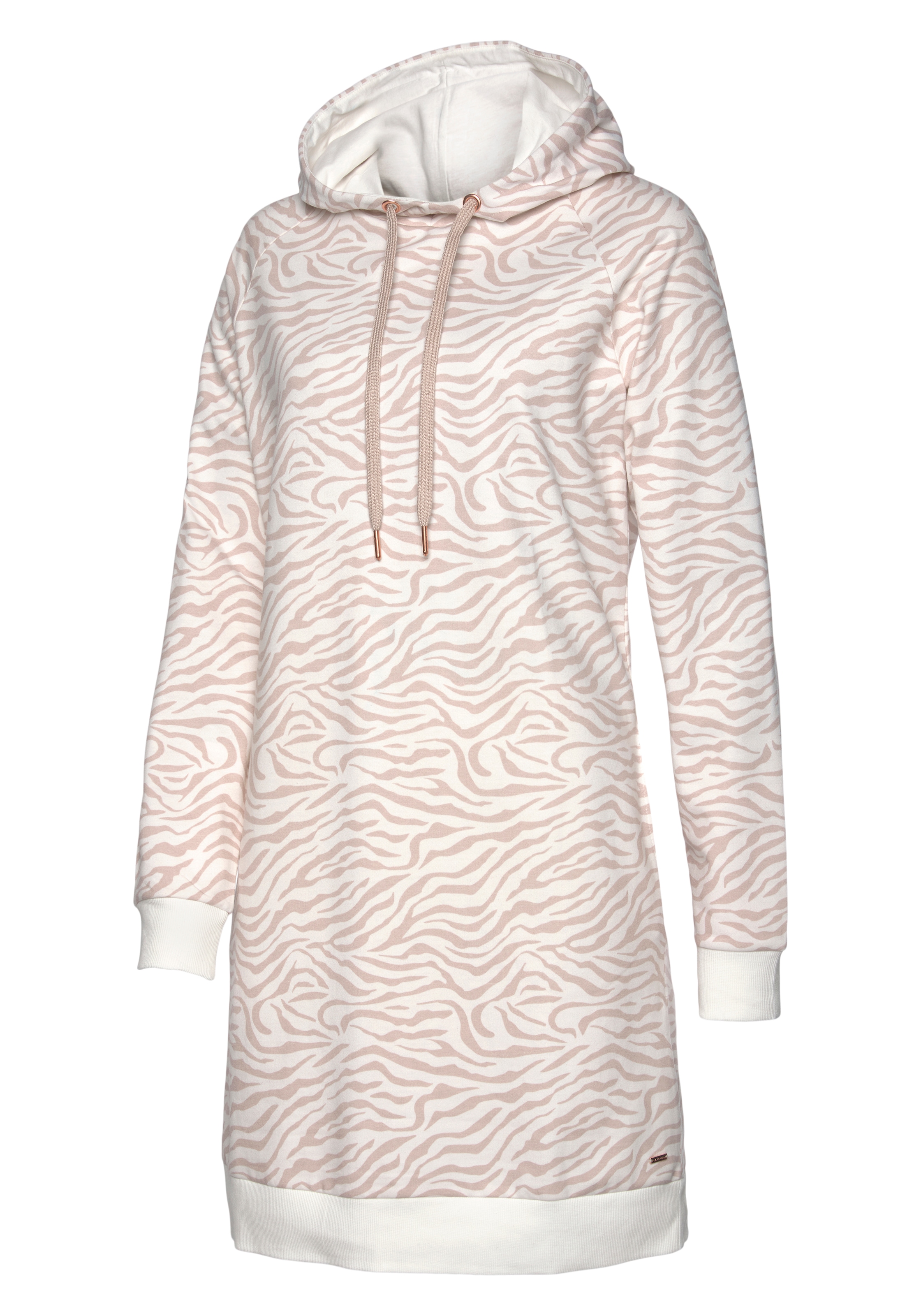 LASCANA Sweatkleid, mit Kapuze und seitlichen Eingrifftaschen, Loungewear
