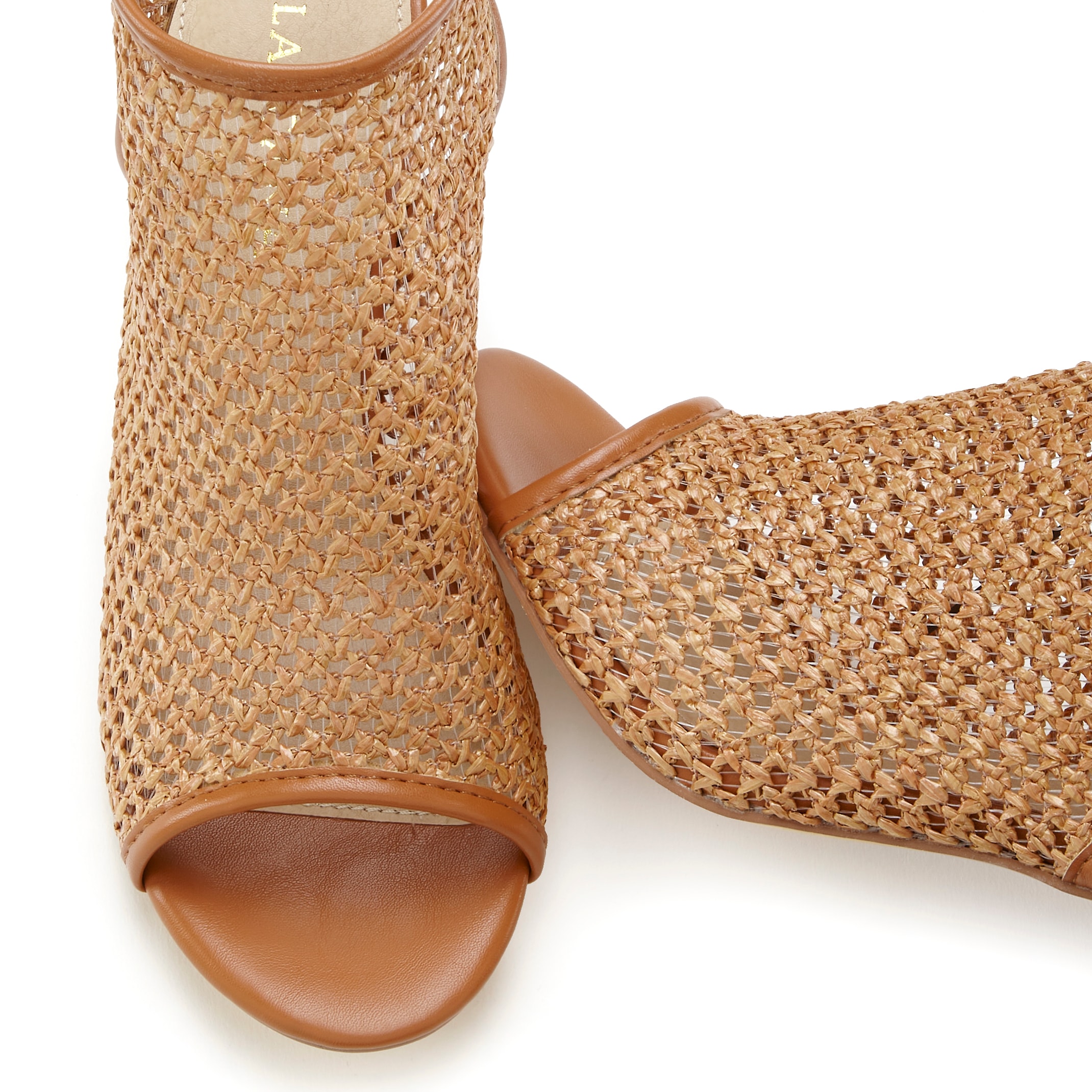 LASCANA Sandalette »Sommerschuh«, Sandale, Sommerschuh in modischer Flecht-Optik VEGAN