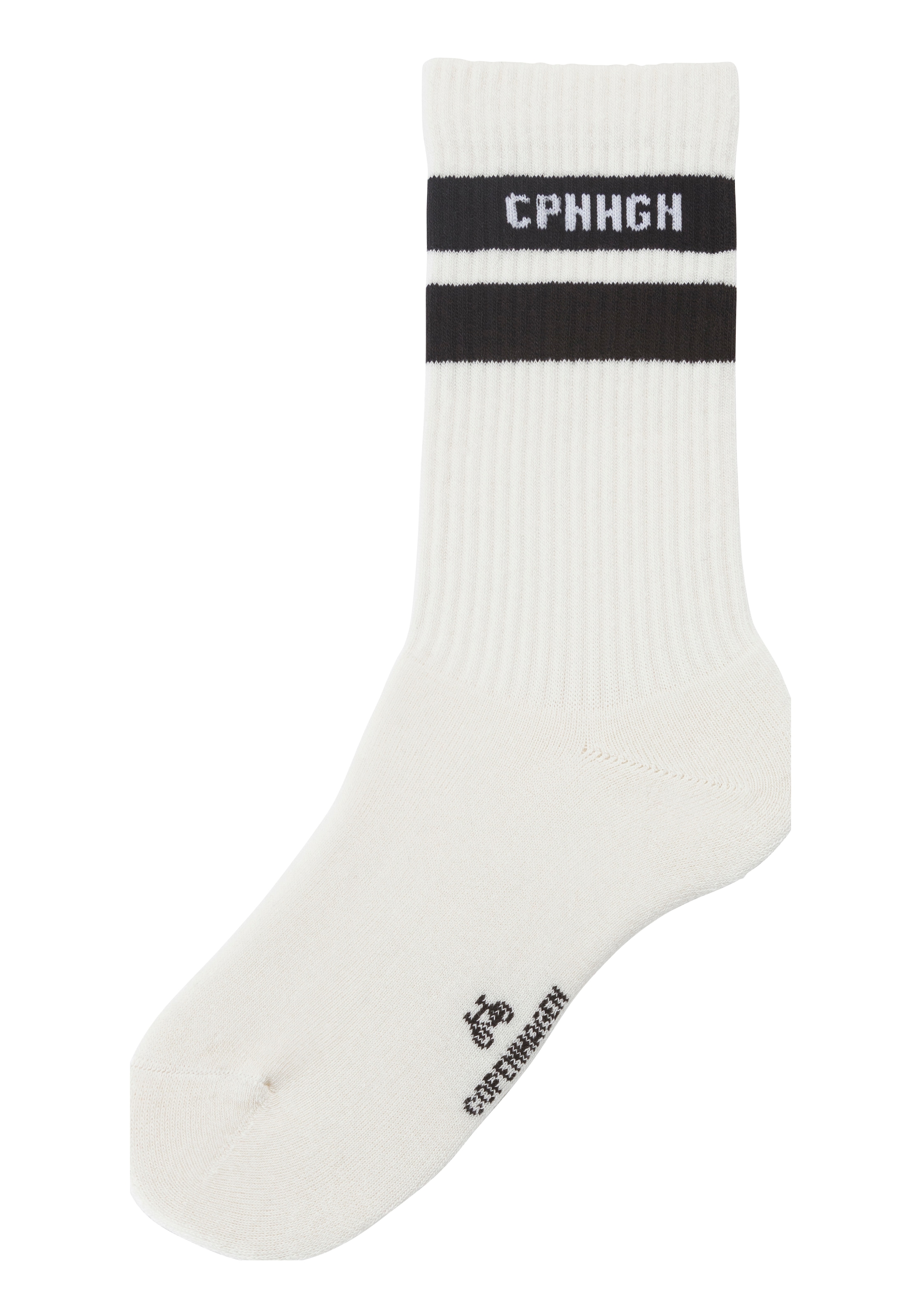 Copenhagen Studios Tennissocken Packung, 3 Paar tlg. mit Streifendesign und Vollfrottee