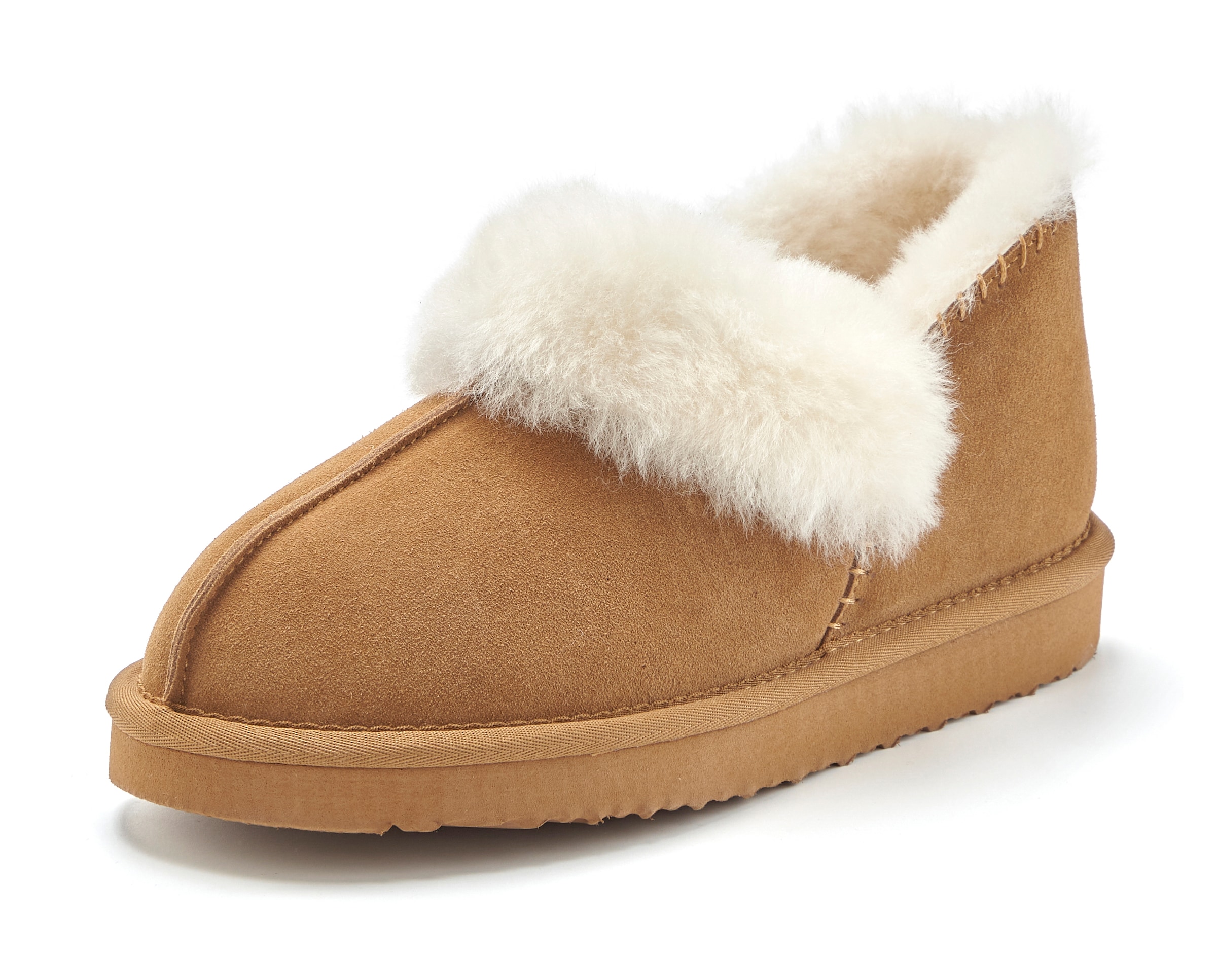 Vivance Hausschuh  Plüsch Hausschuh, Pantolette, Pantoffel aus Lammfell