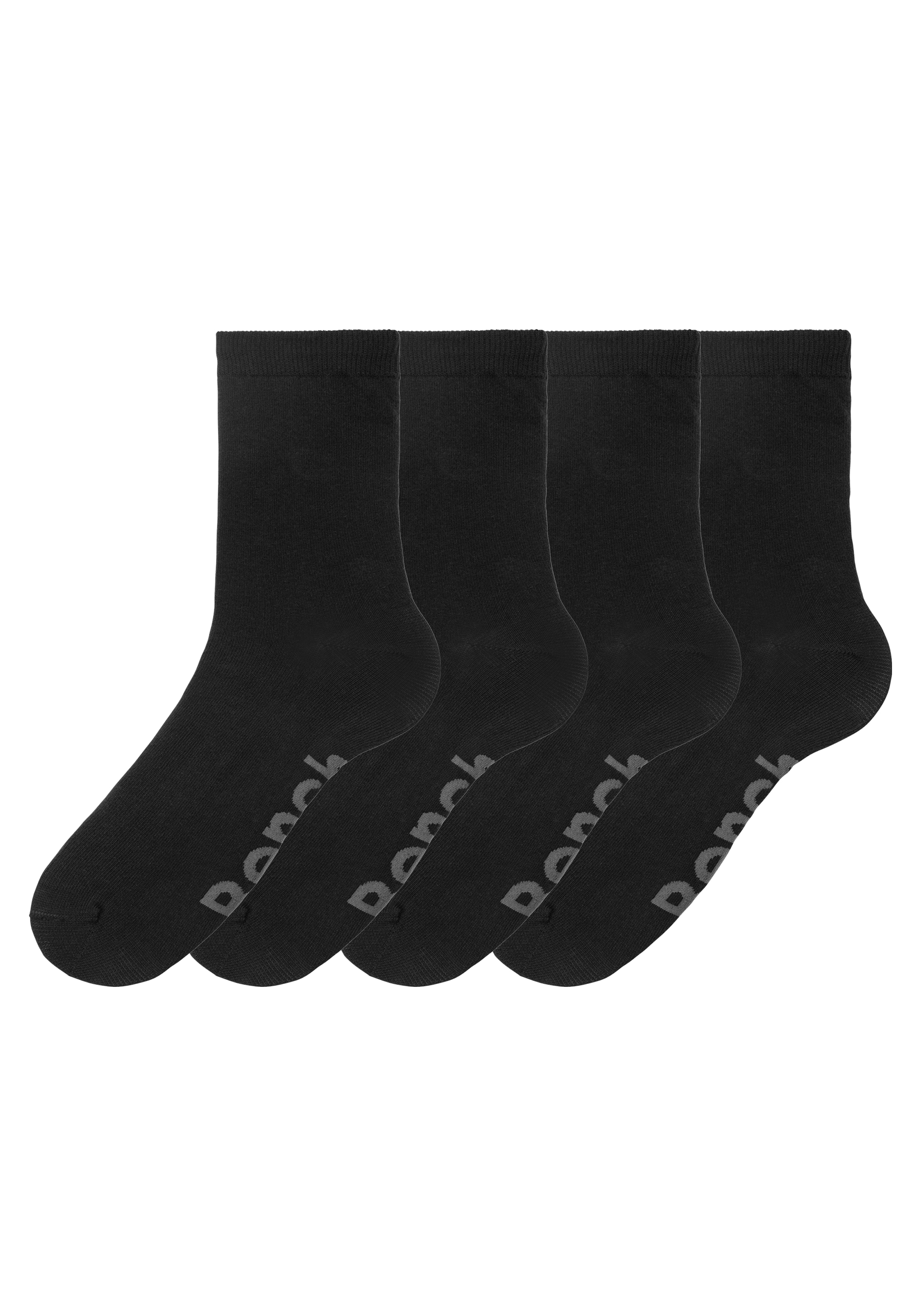 Bench. Socken, (Dose, 4 Paar), mit farbigen Innenbündchen, sortiert in edler Geschenkdose