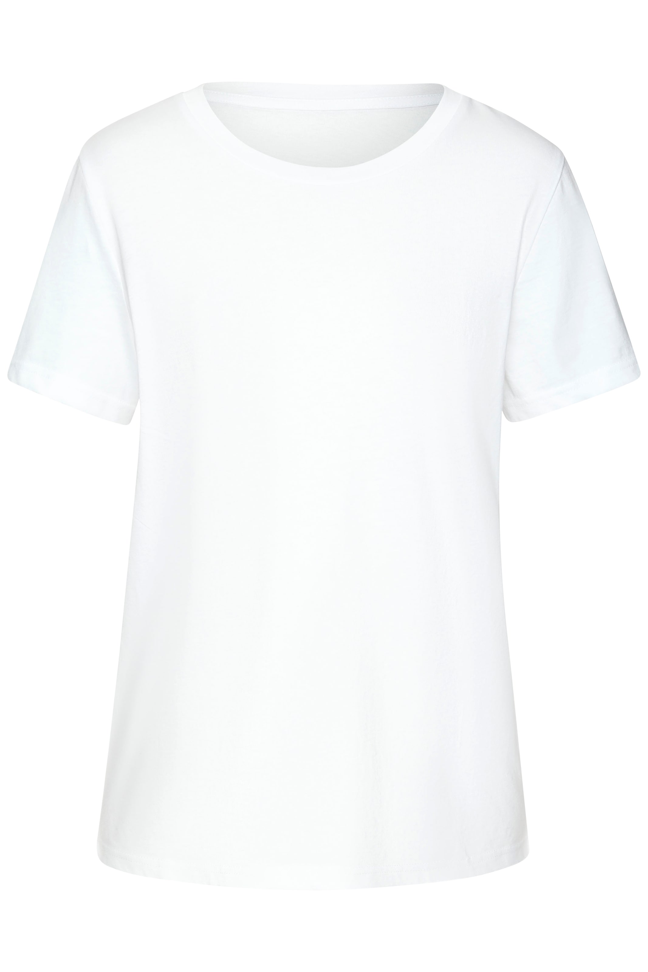 Beachtime T-Shirt »mit modischem Schlitz am Saum«, aus hochwertiger Baumwoll-Qualität