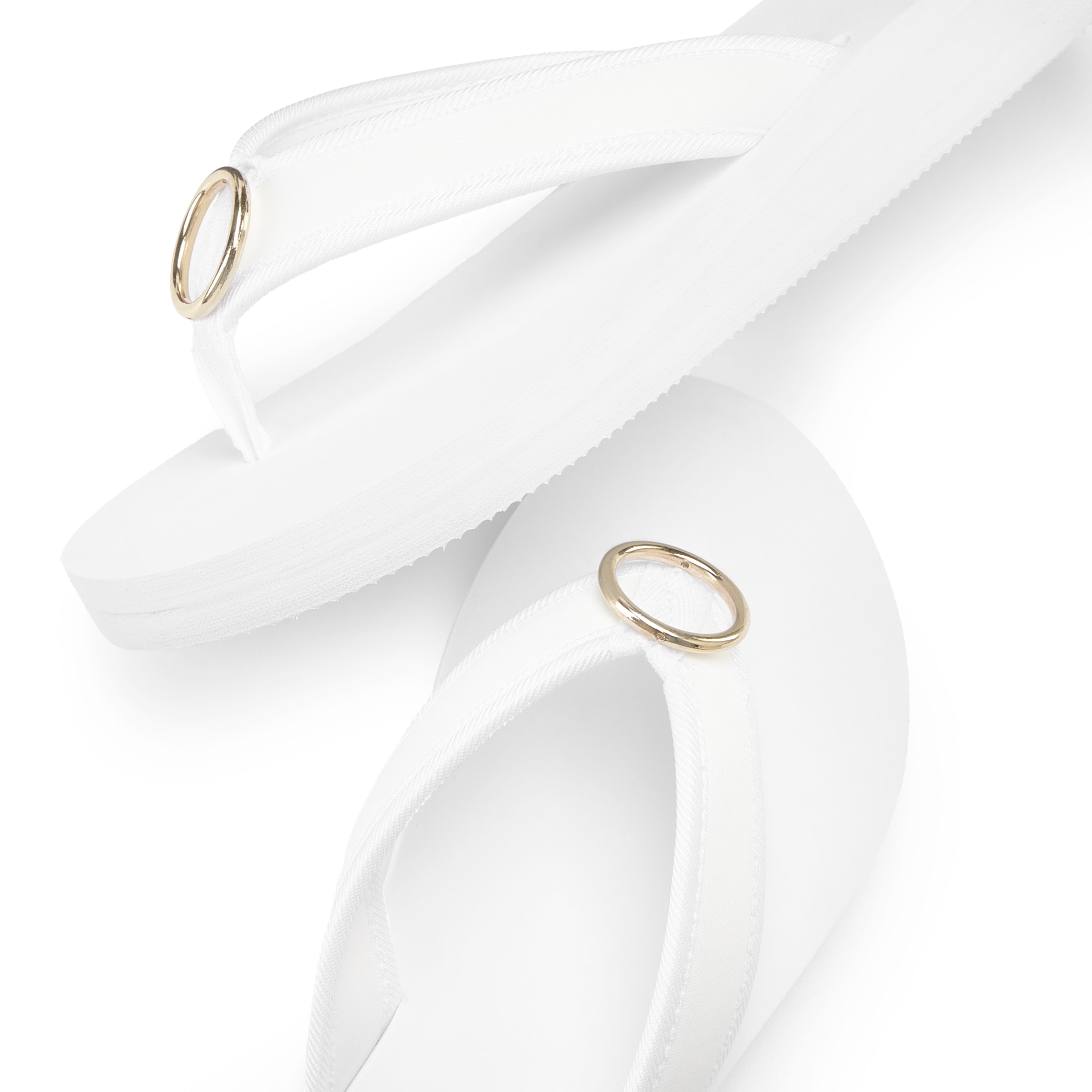 LASCANA Badezehentrenner, Sandale, Pantolette, Badeschuh mit Ringapplikation "Italy" VEGAN