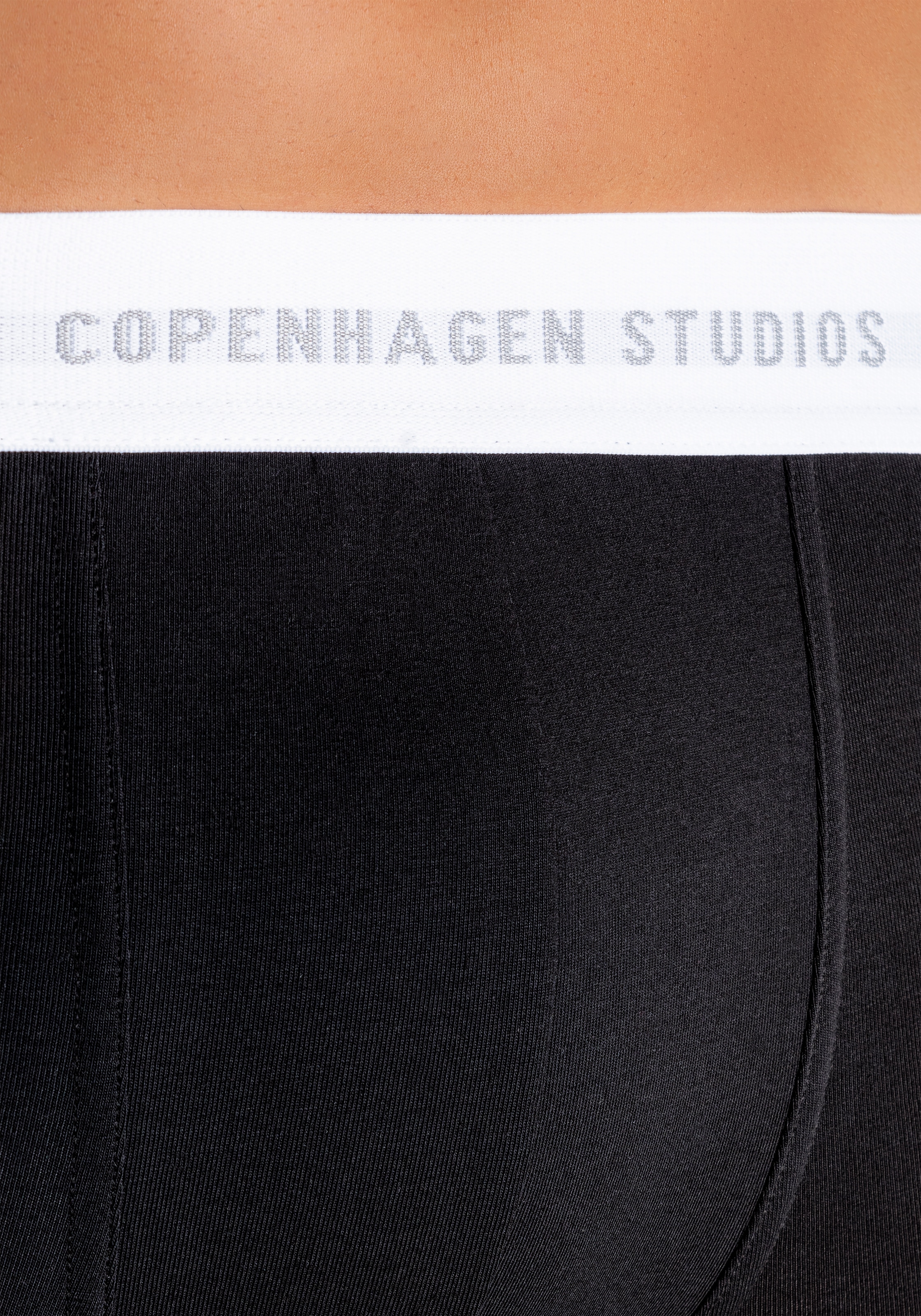 Copenhagen Studios Boxer »Boxershorts für Herren«, (Packung, 3 St., 3er-Pack), mit längerem Bein und Logobund