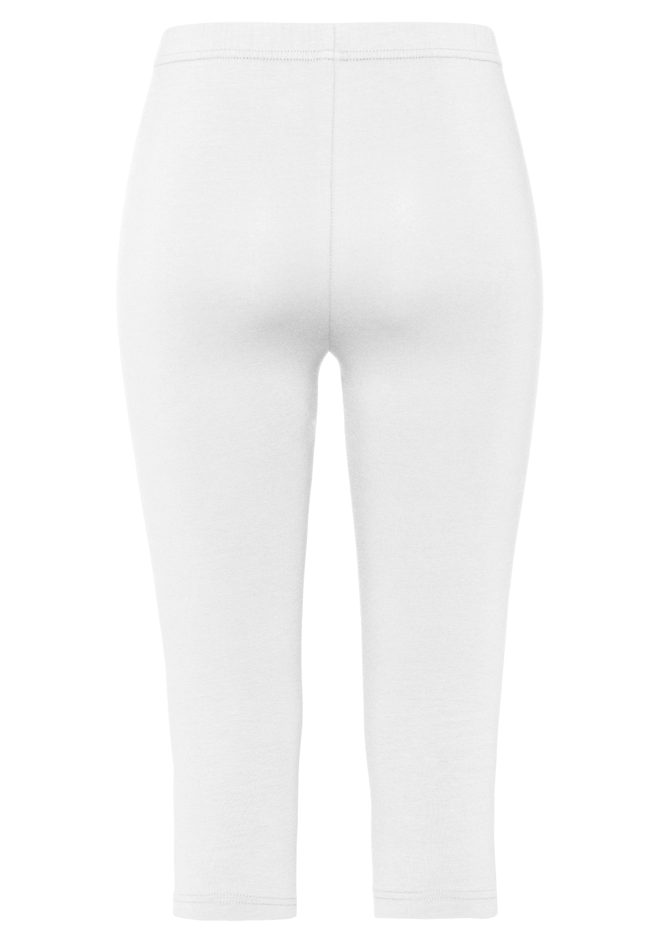 Vivance active Caprileggings, (2er-Pack), mit Gummibund, Loungewear