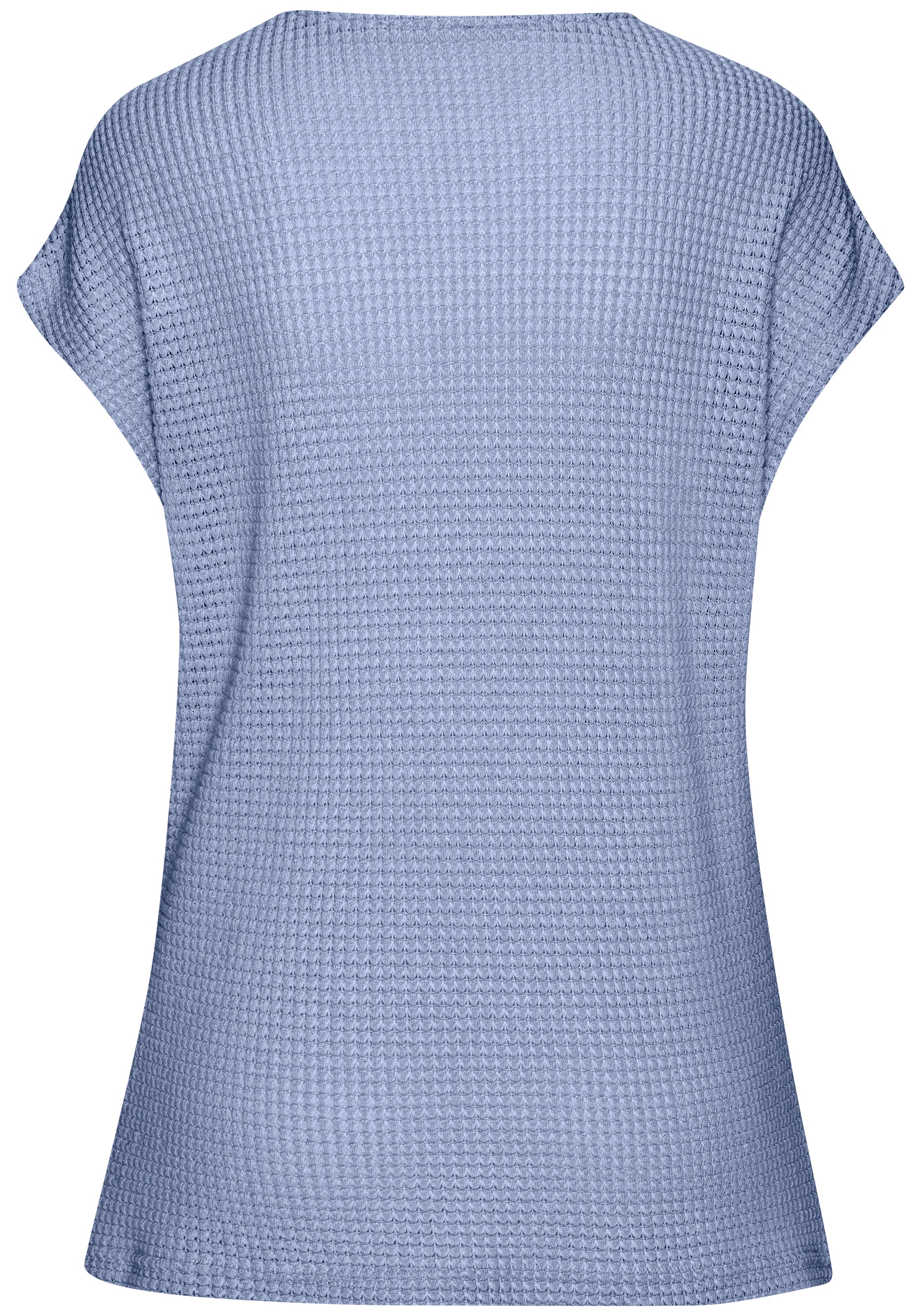 Vivance Kurzarmshirt »aus bügelfreiem Waffelstrick« luftiges Waffelstrickshirt