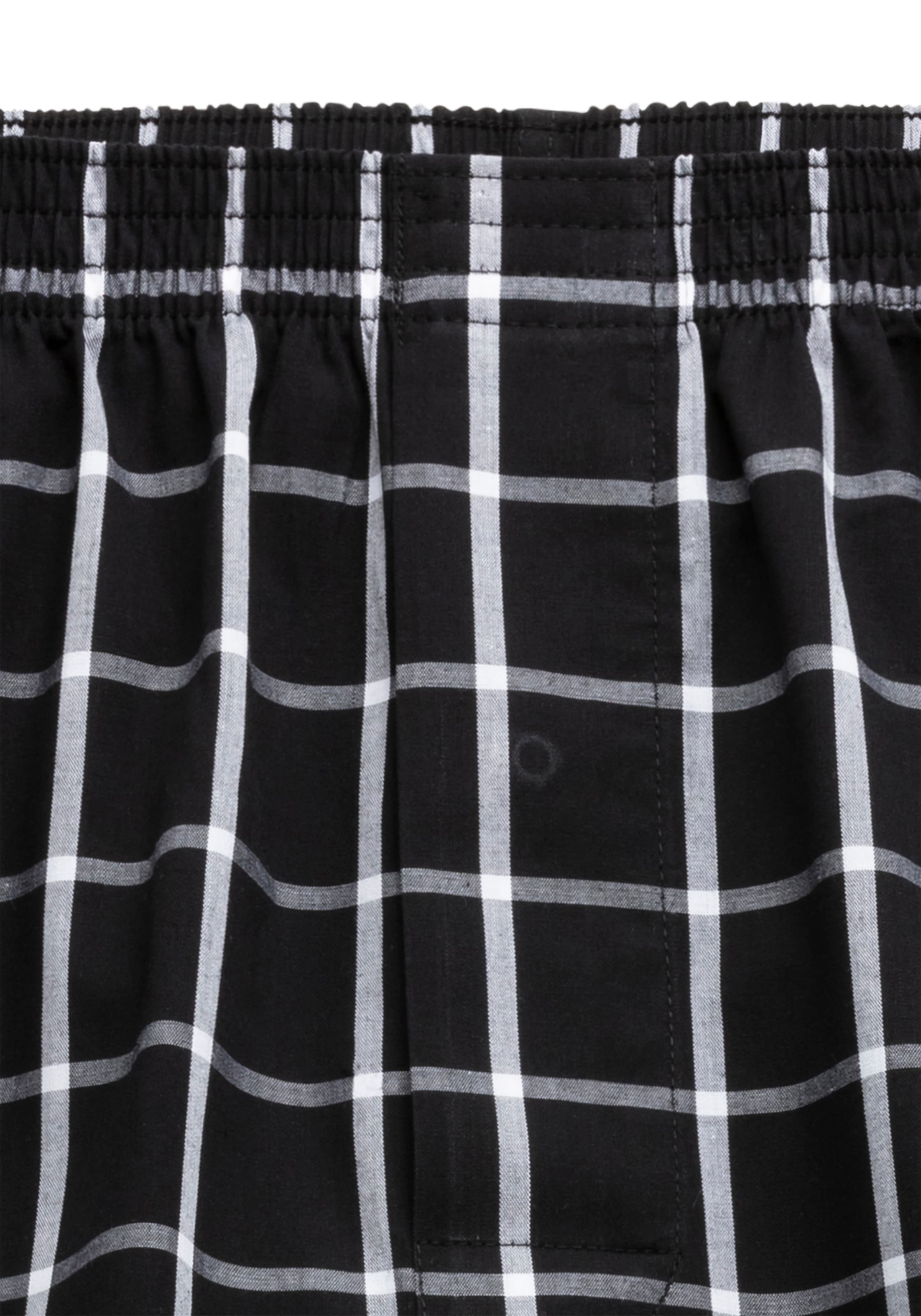 AUTHENTIC LE JOGGER Webboxer, (Packung, 4 St.), vier unterschiedliche Dessins