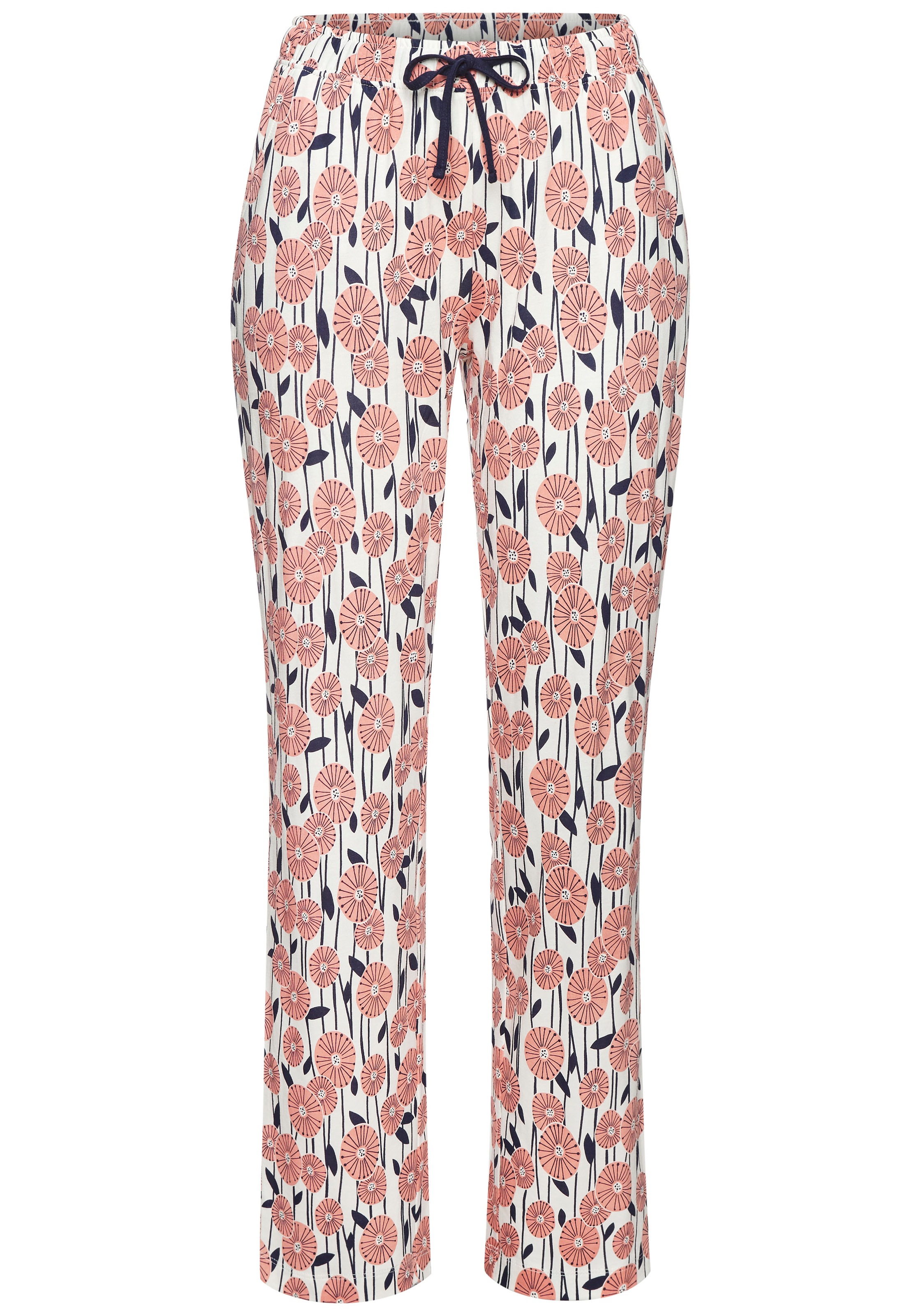 Vivance Dreams Pyjamahose, Mit schönem Muster