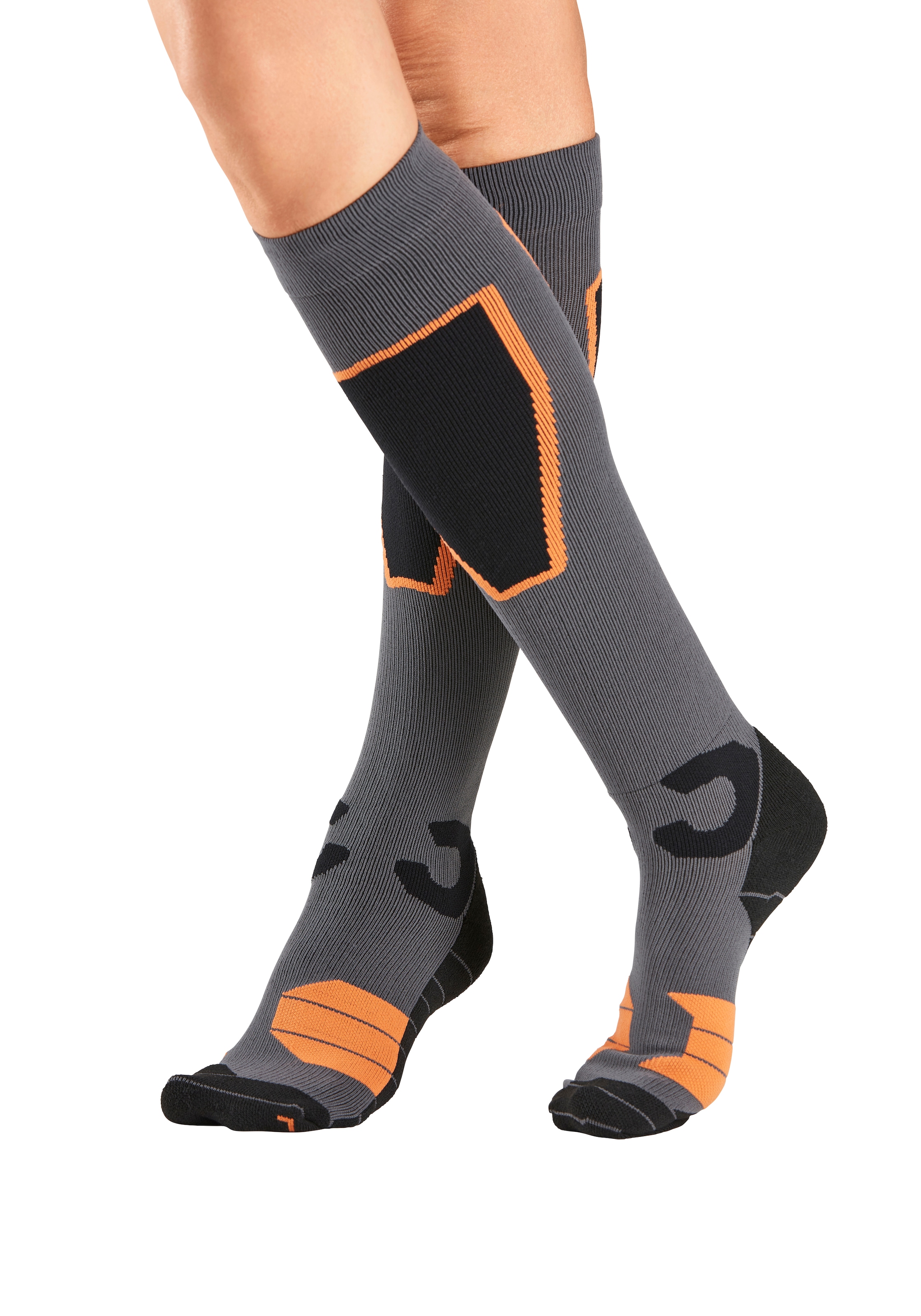 Bench. Skistrümpfe 2 Paar tlg. mit Funktionsplüsch