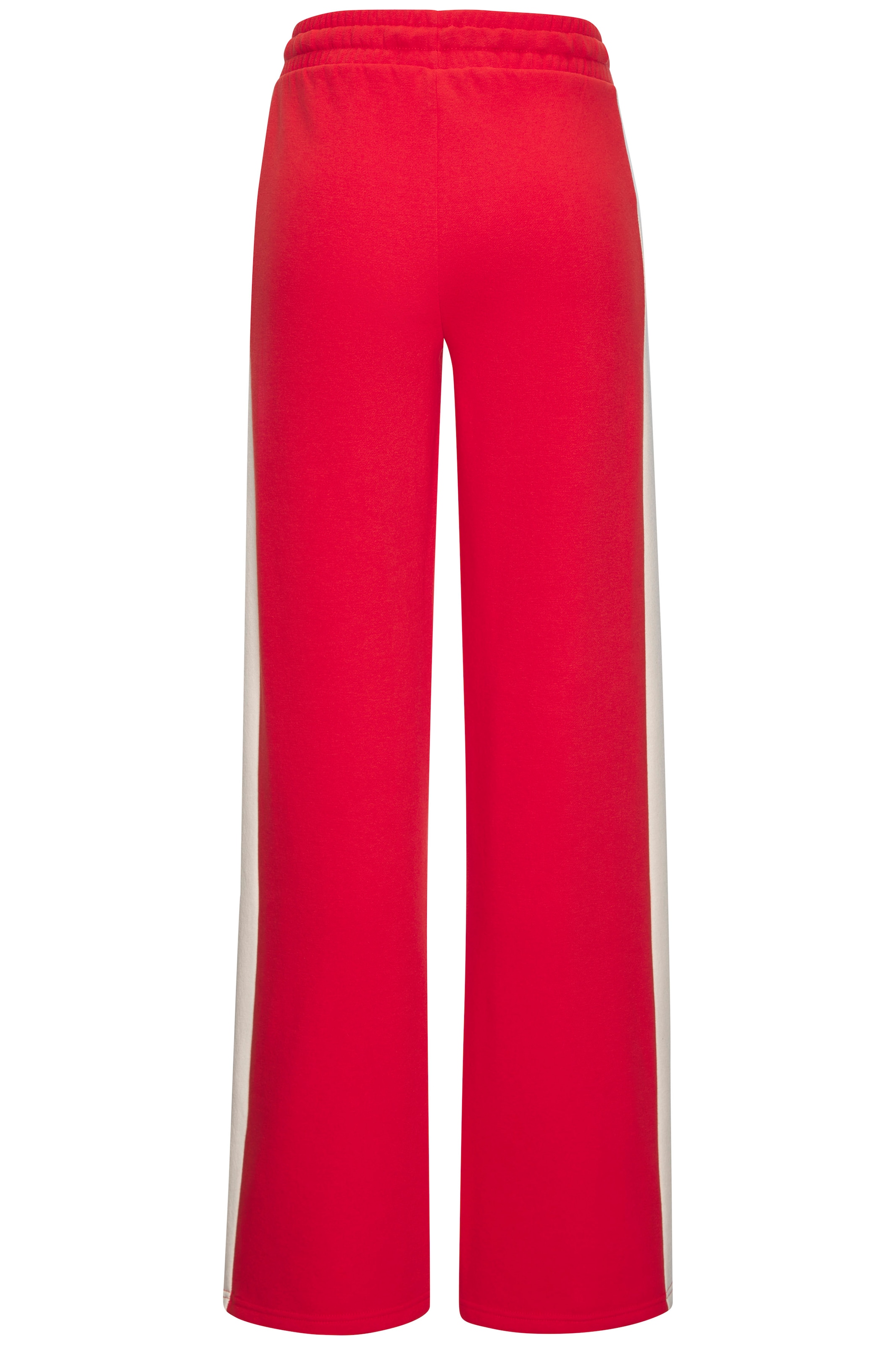 Bench. Loungewear Loungehose  mit Seitenschlitzen am Beinsaum und Silikon Logo Badge, Loungewear