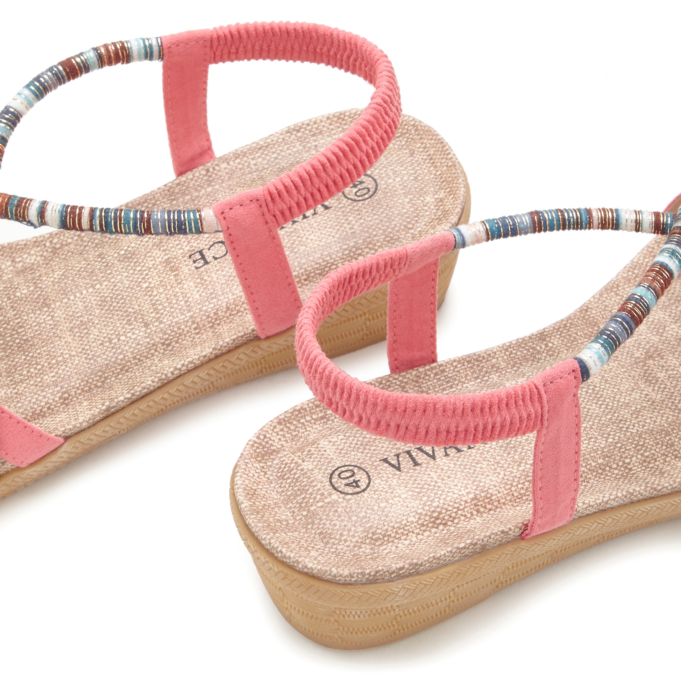 Vivance Sandale, mit dezenten Schmuckelementen, Sandalette, Sommerschuh VEGAN