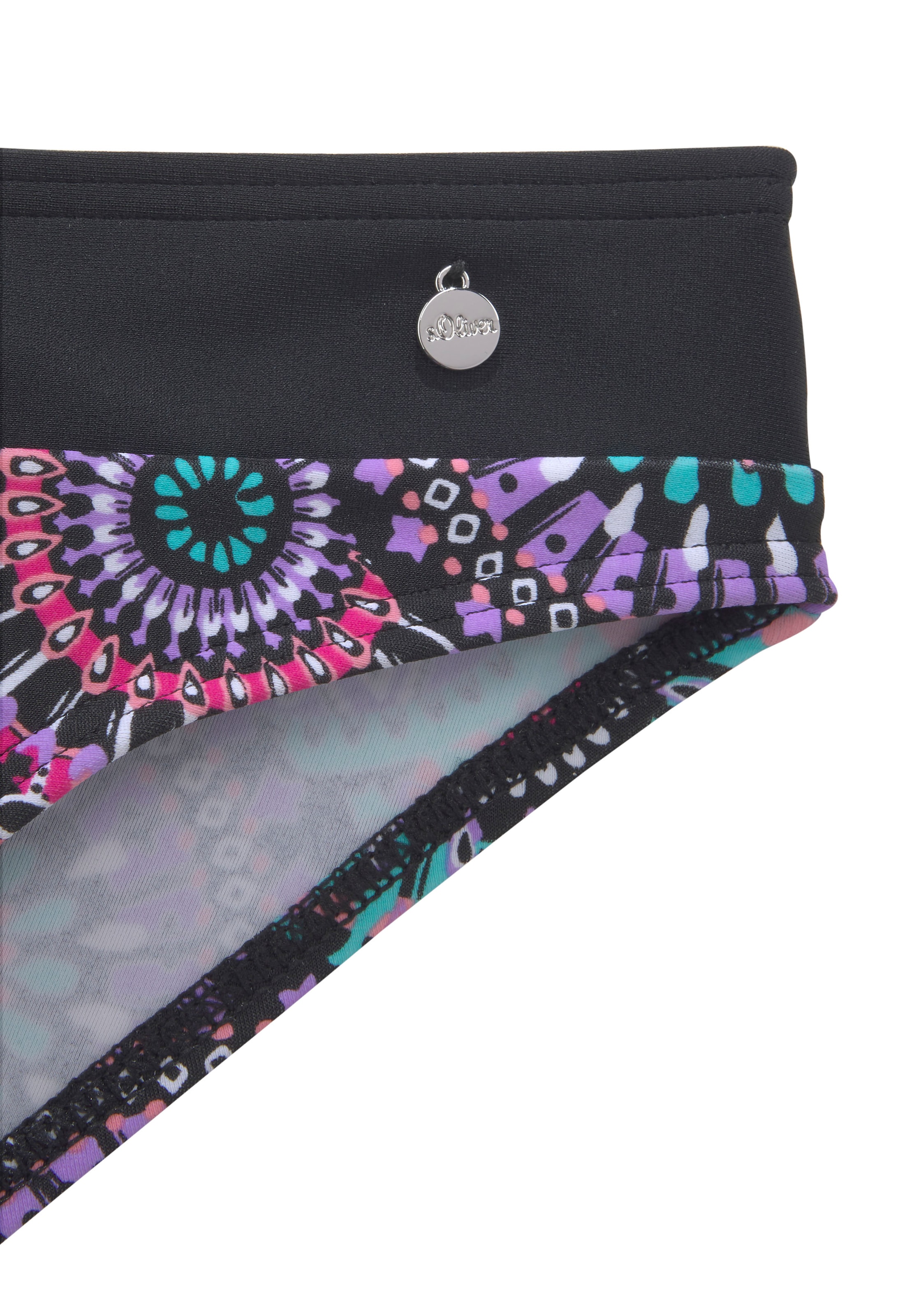 s.Oliver Bandeau-Bikini mit coolem Print