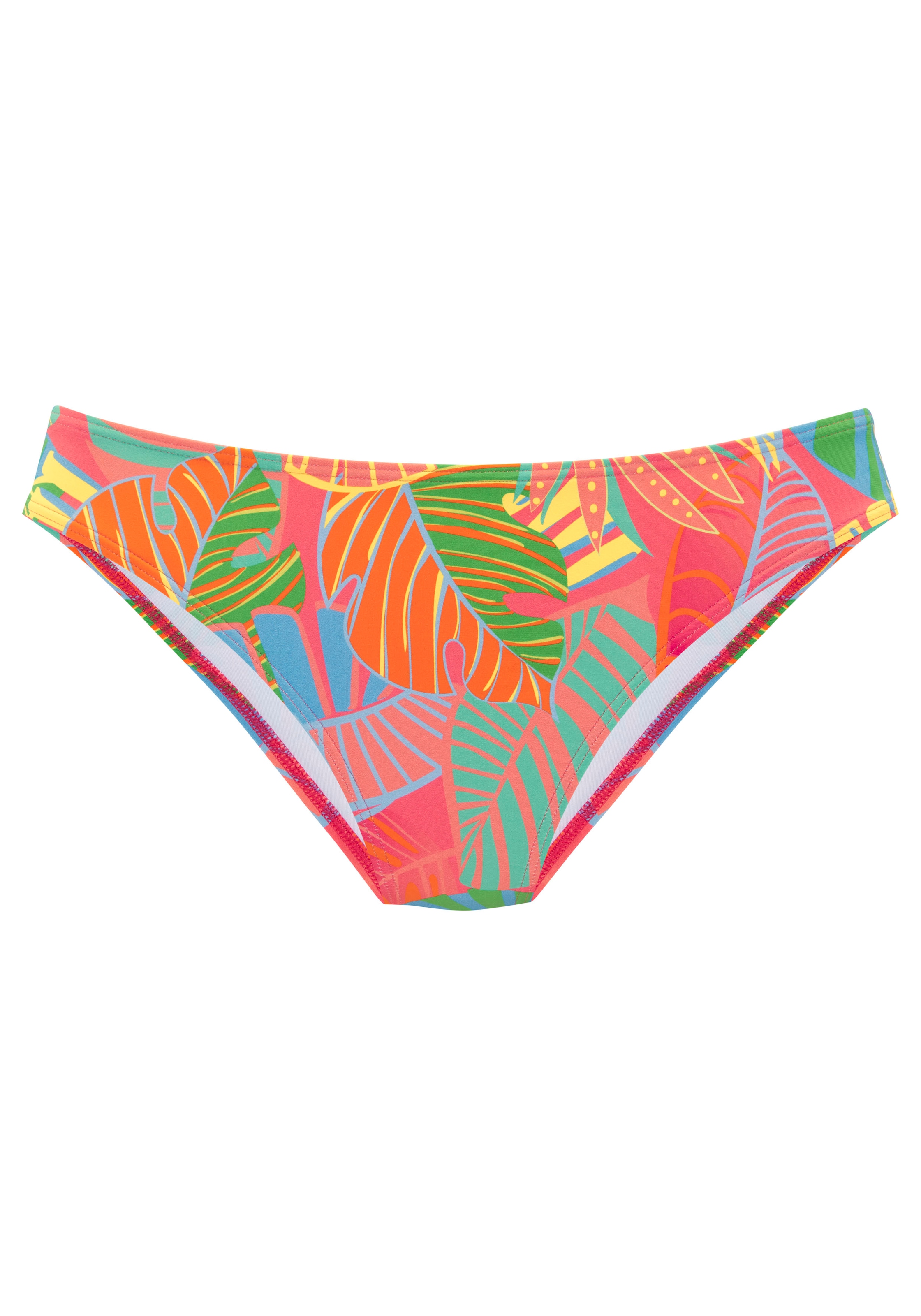 s.Oliver Bikini-Hose »Yana« mit stylischem Blätterdruck