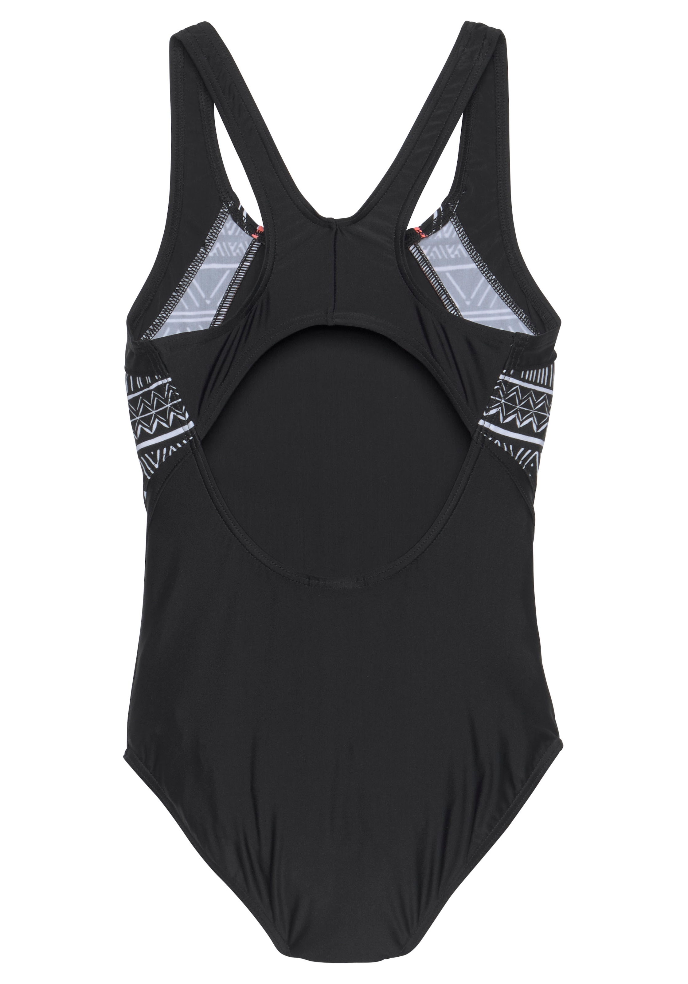 KangaROOS Badeanzug mit bedruckten Einsätzen