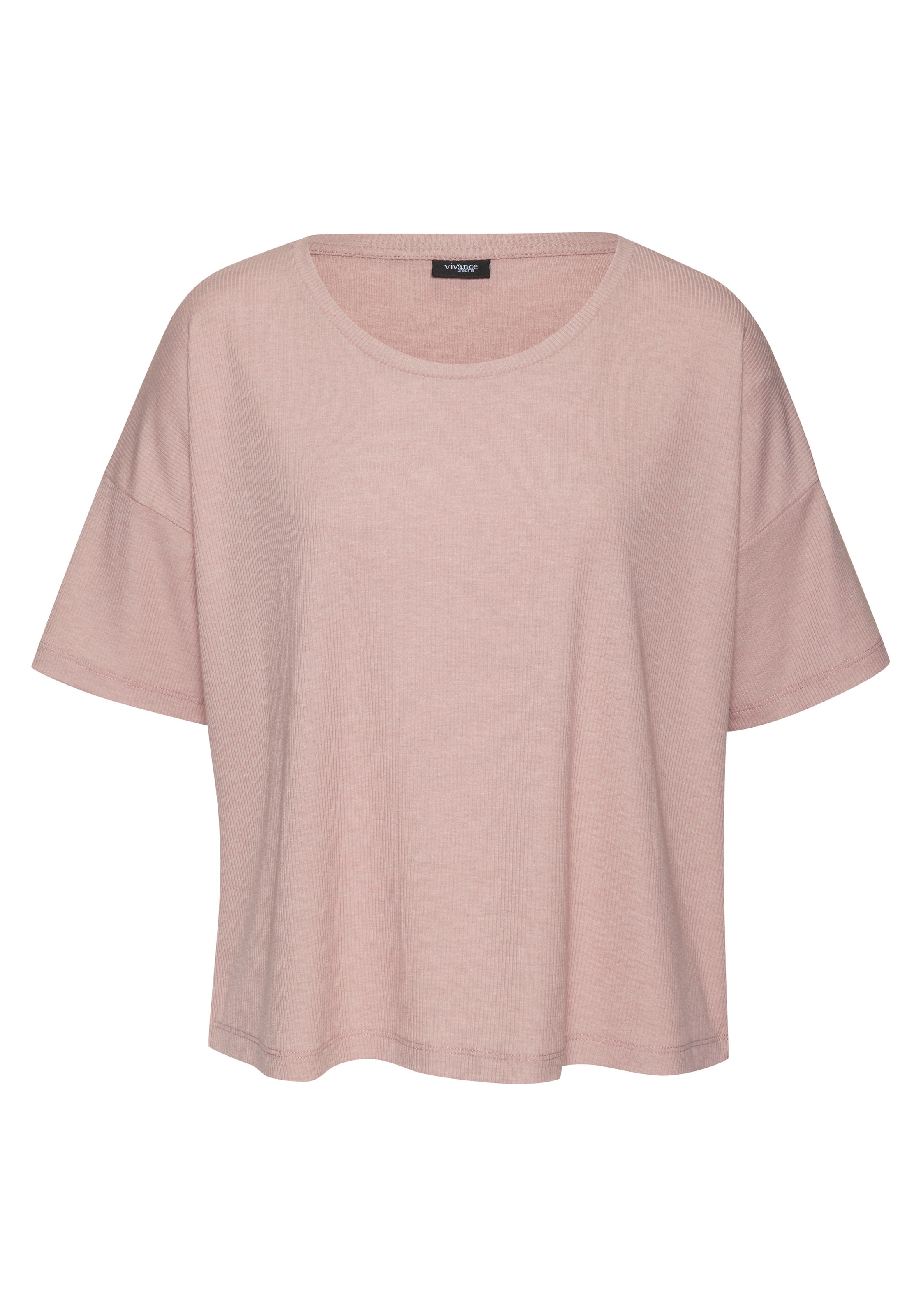 Vivance Dreams T-Shirt in weicher Rippqualität