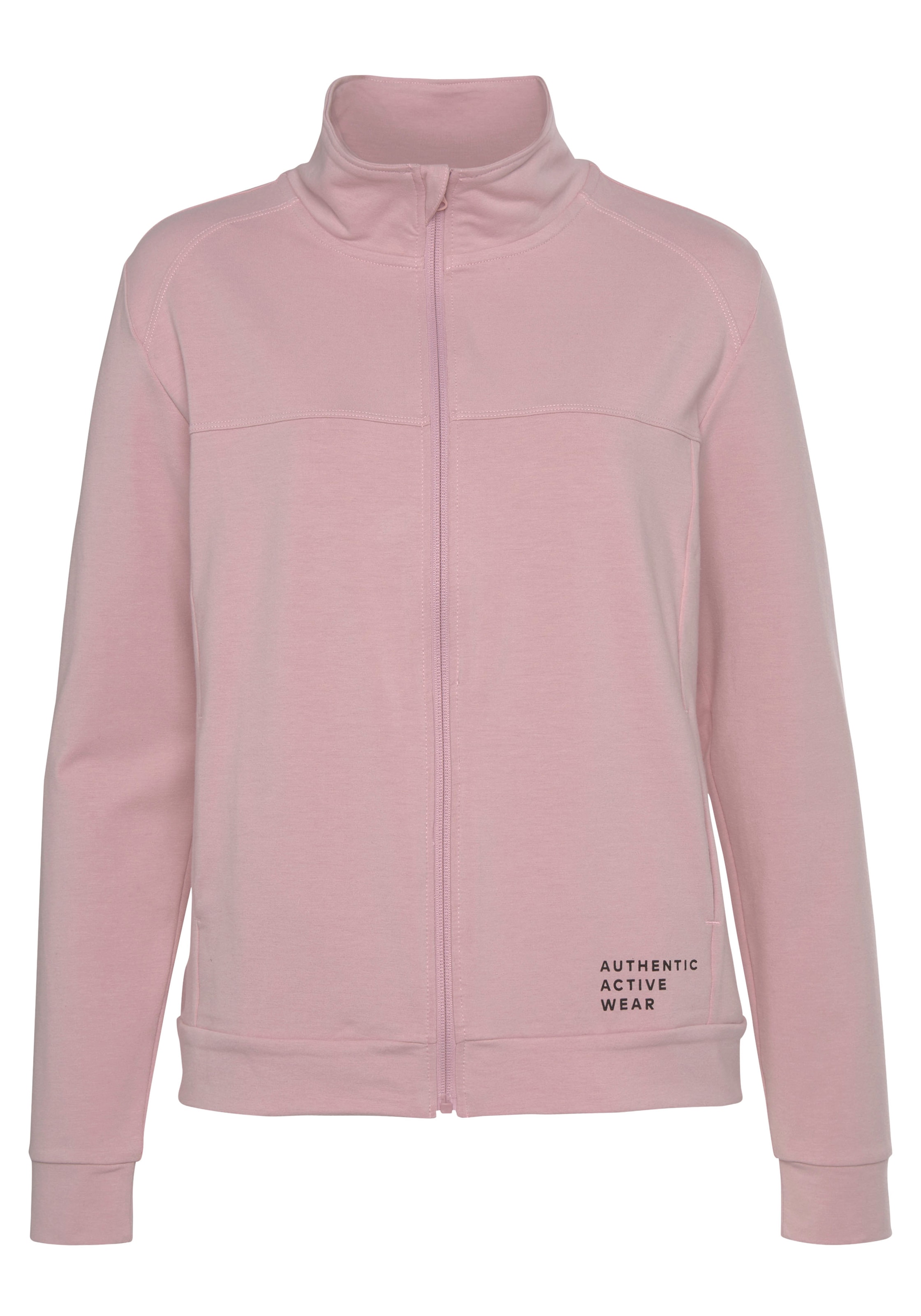 Vivance active Sweatjacke, Sportjacke mit seitlichen Taschen