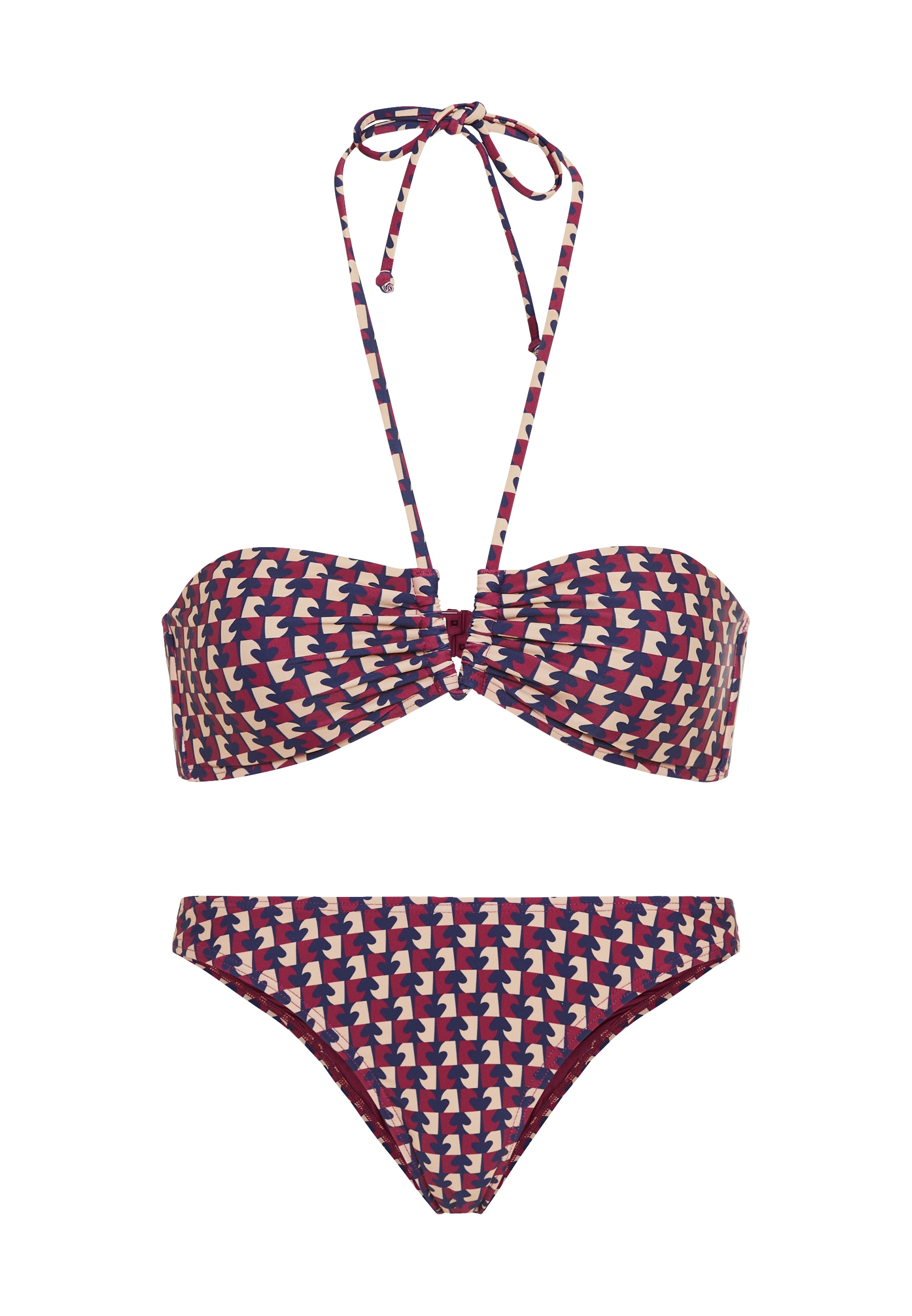 LSCN by LASCANA Bandeau-Bikini, mit trendigem V-Detail
