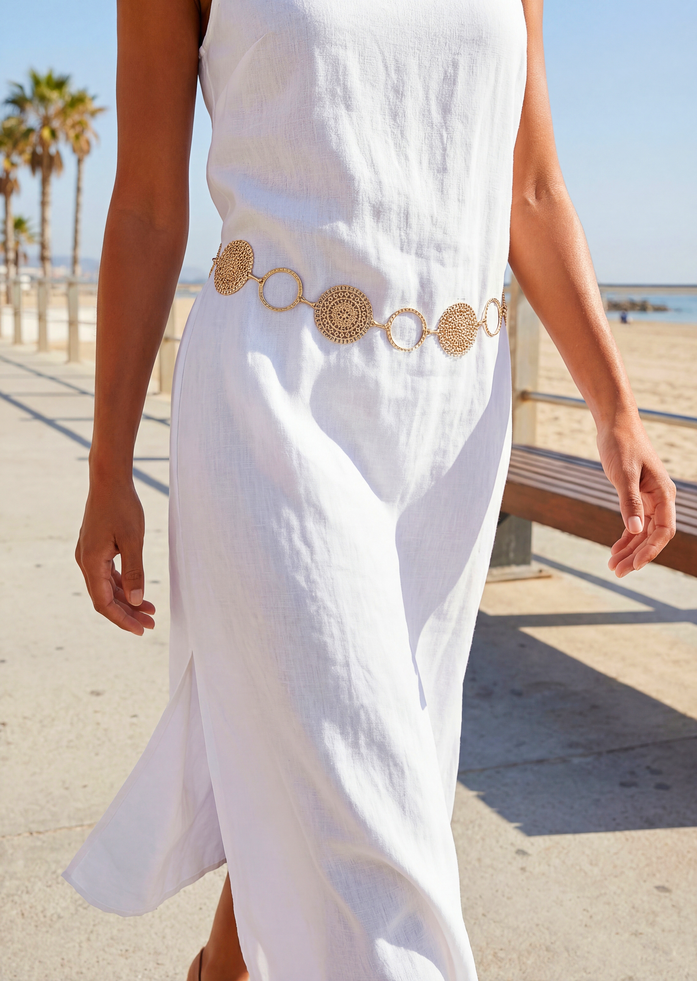 LASCANA Kettengürtel »Schmuckgürtel« verstellbare Schließe, Taillengürtel, Hüftkette