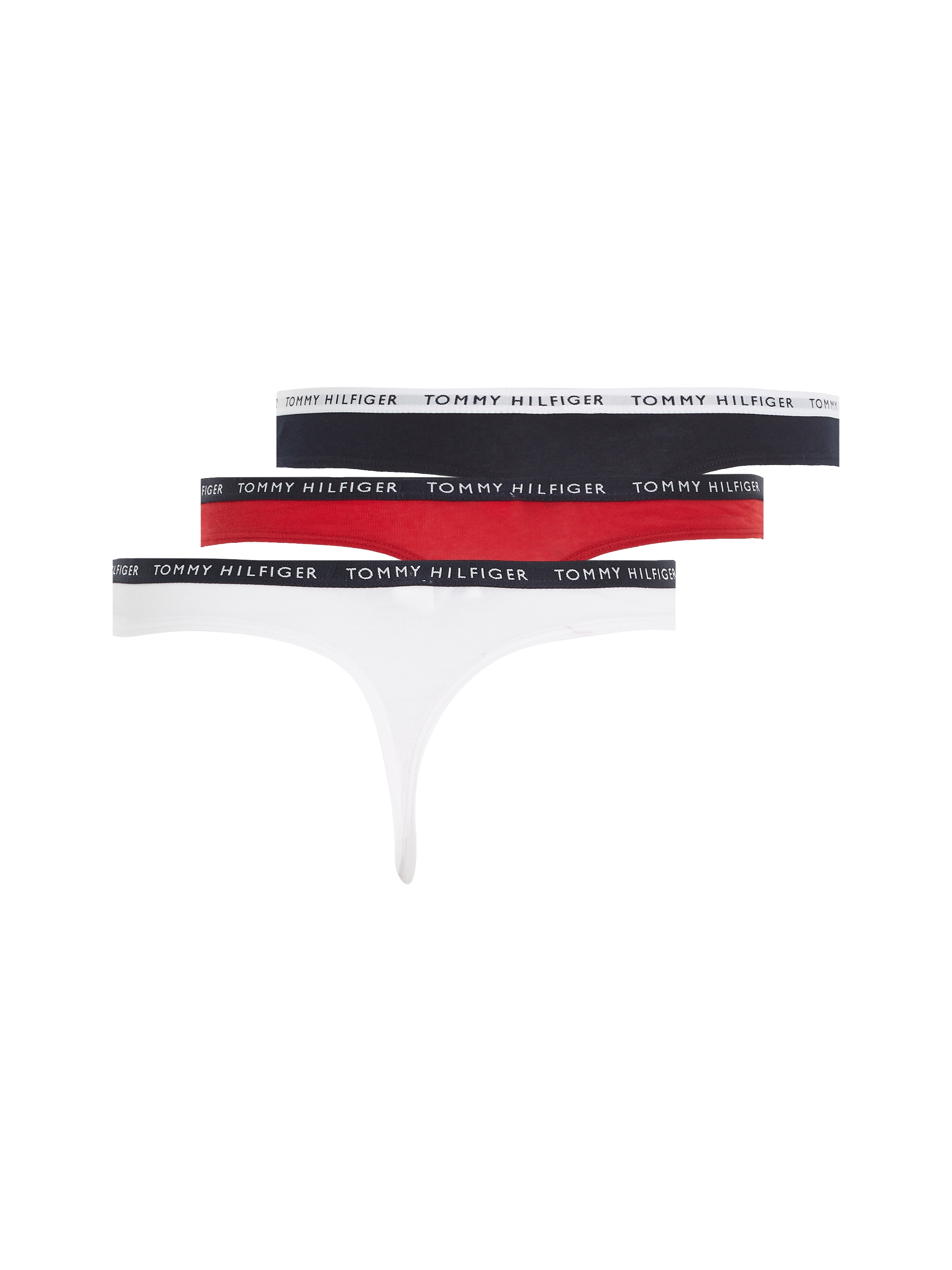 Tommy Hilfiger Underwear String 3 Stk. mit schmalem Logobündchen