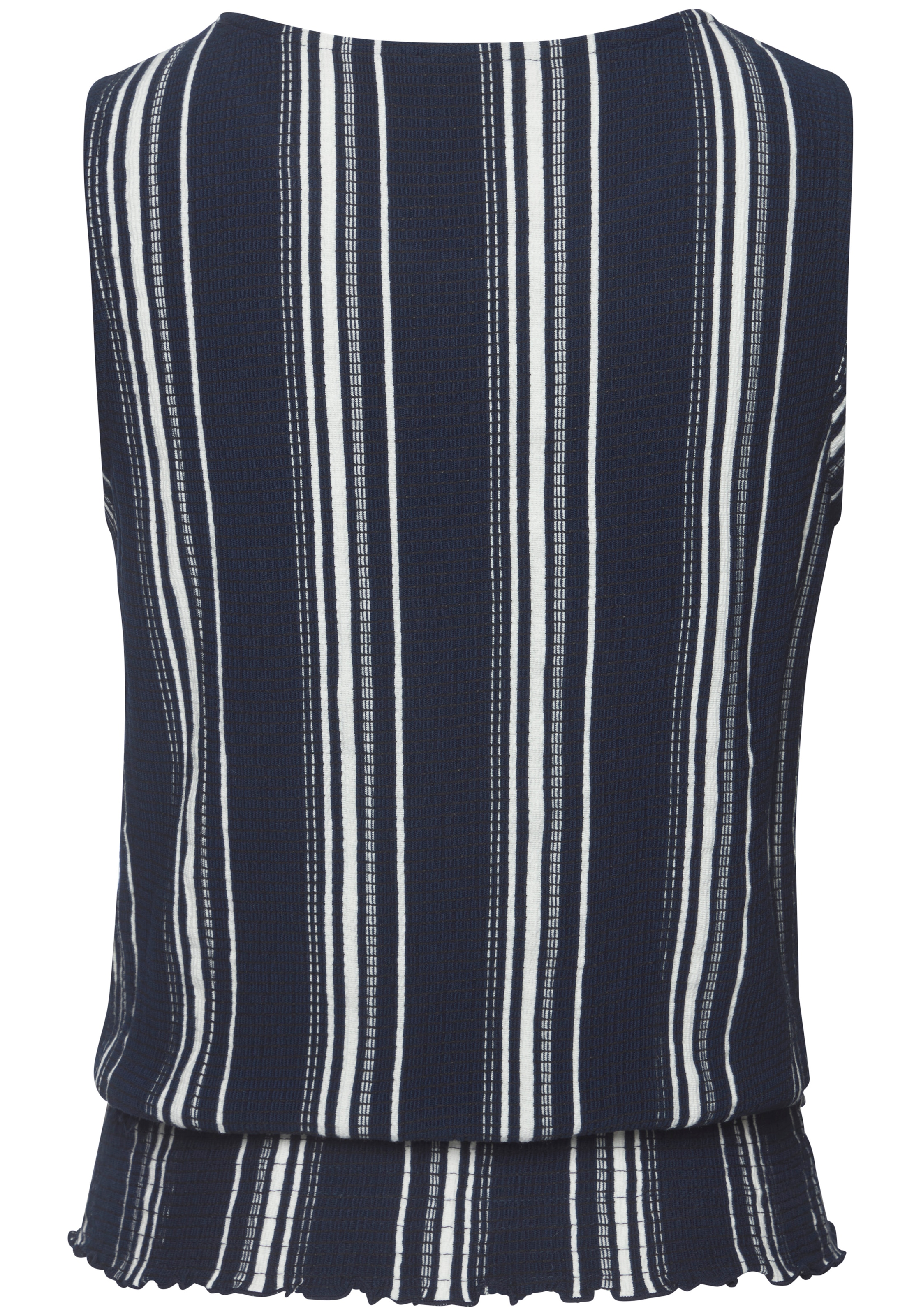 LASCANA Tanktop aus strukturierter Ware, sommerliches Top mit Streifen