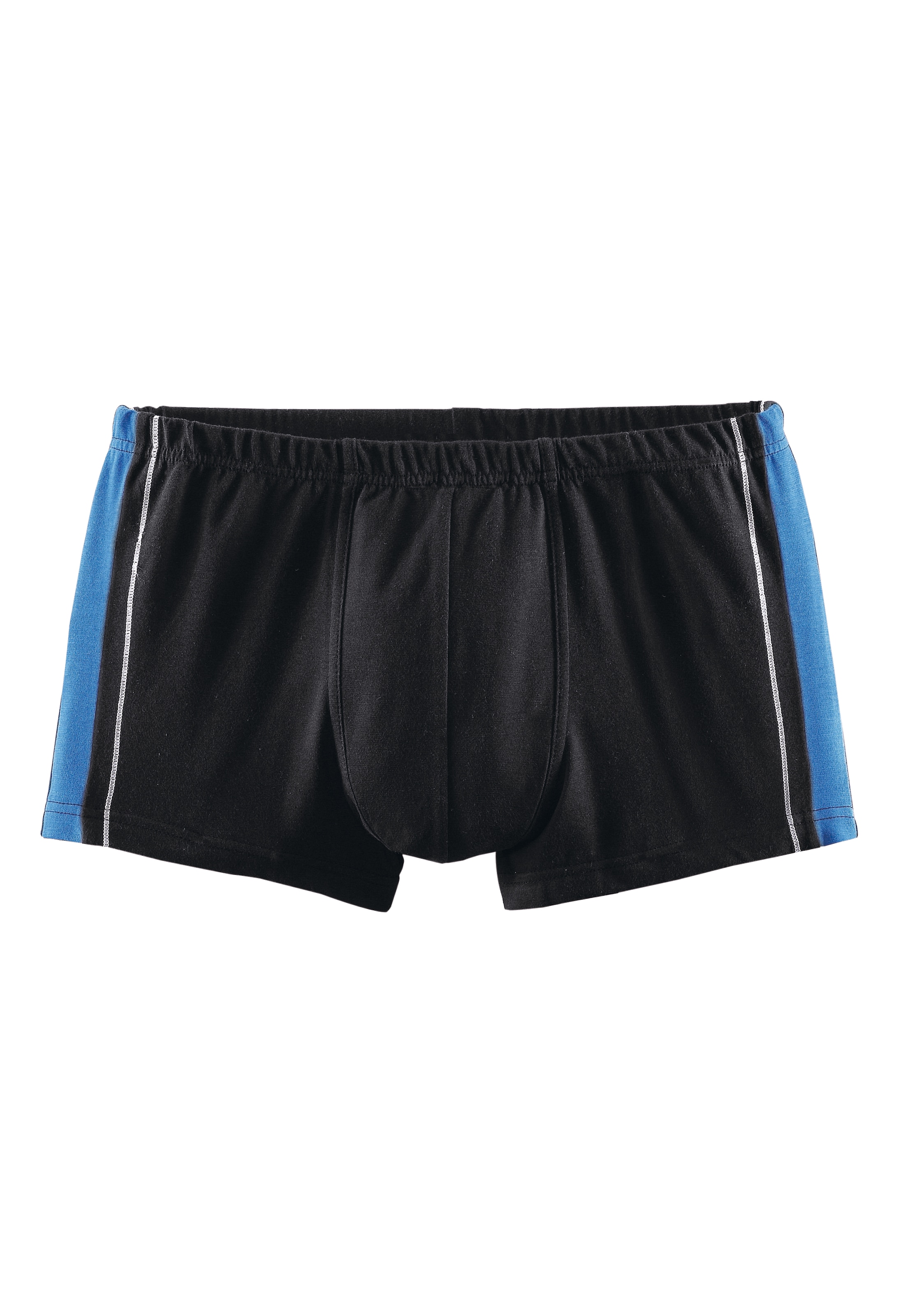 AUTHENTIC UNDERWEAR Boxer »Boxershorts für Herren« Packung, 4 Stk. mit kontrastfarbigen Streifen seitlich
