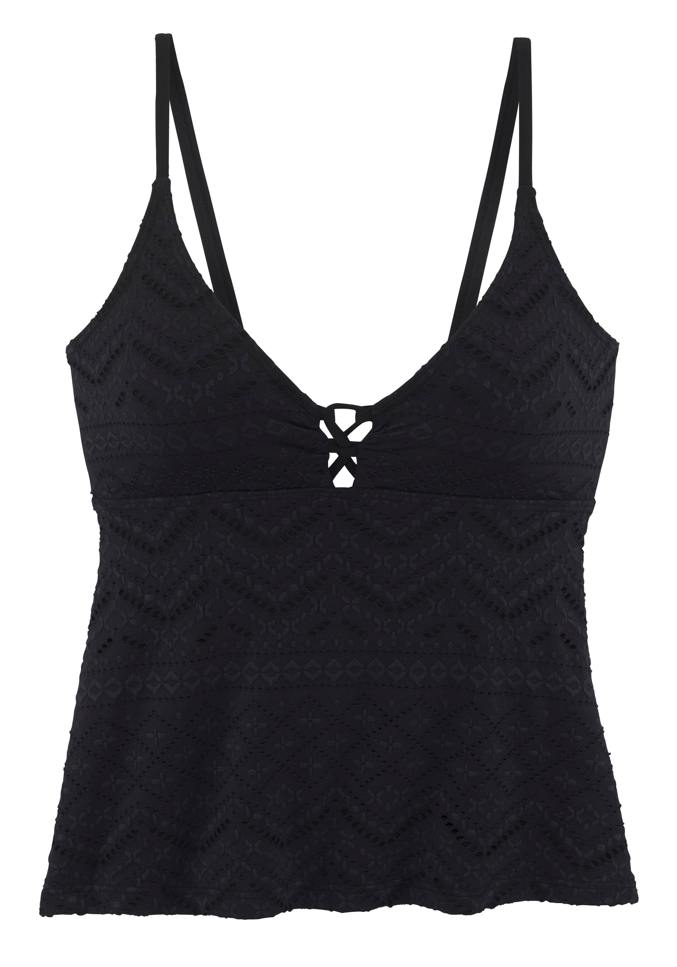 LASCANA Tankini-Top »Omara«, mit Lochstickerei