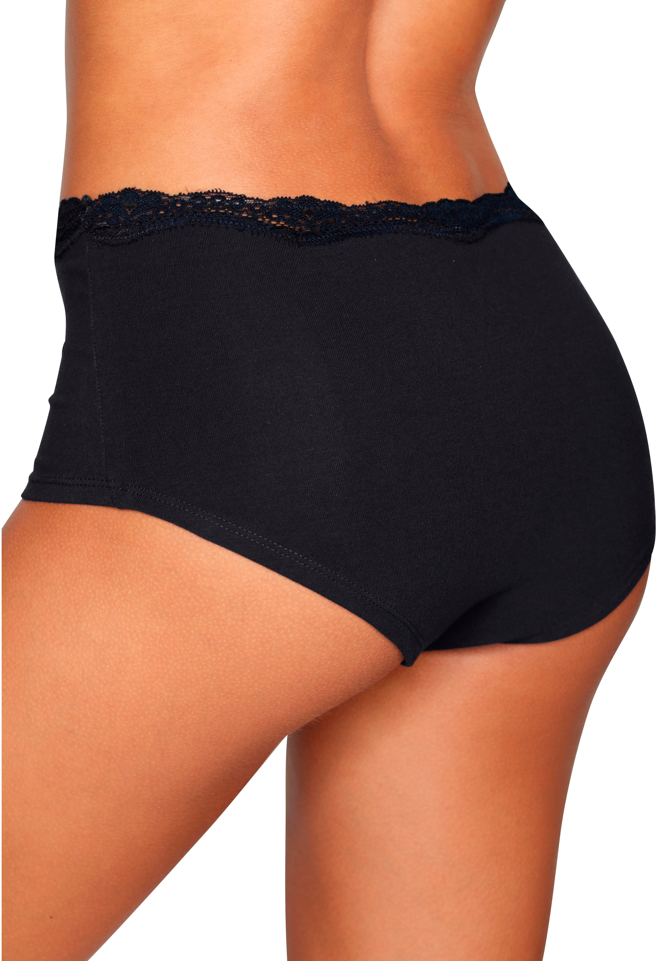 Vivance Panty, (3er-Pack), aus elastischer Baumwolle