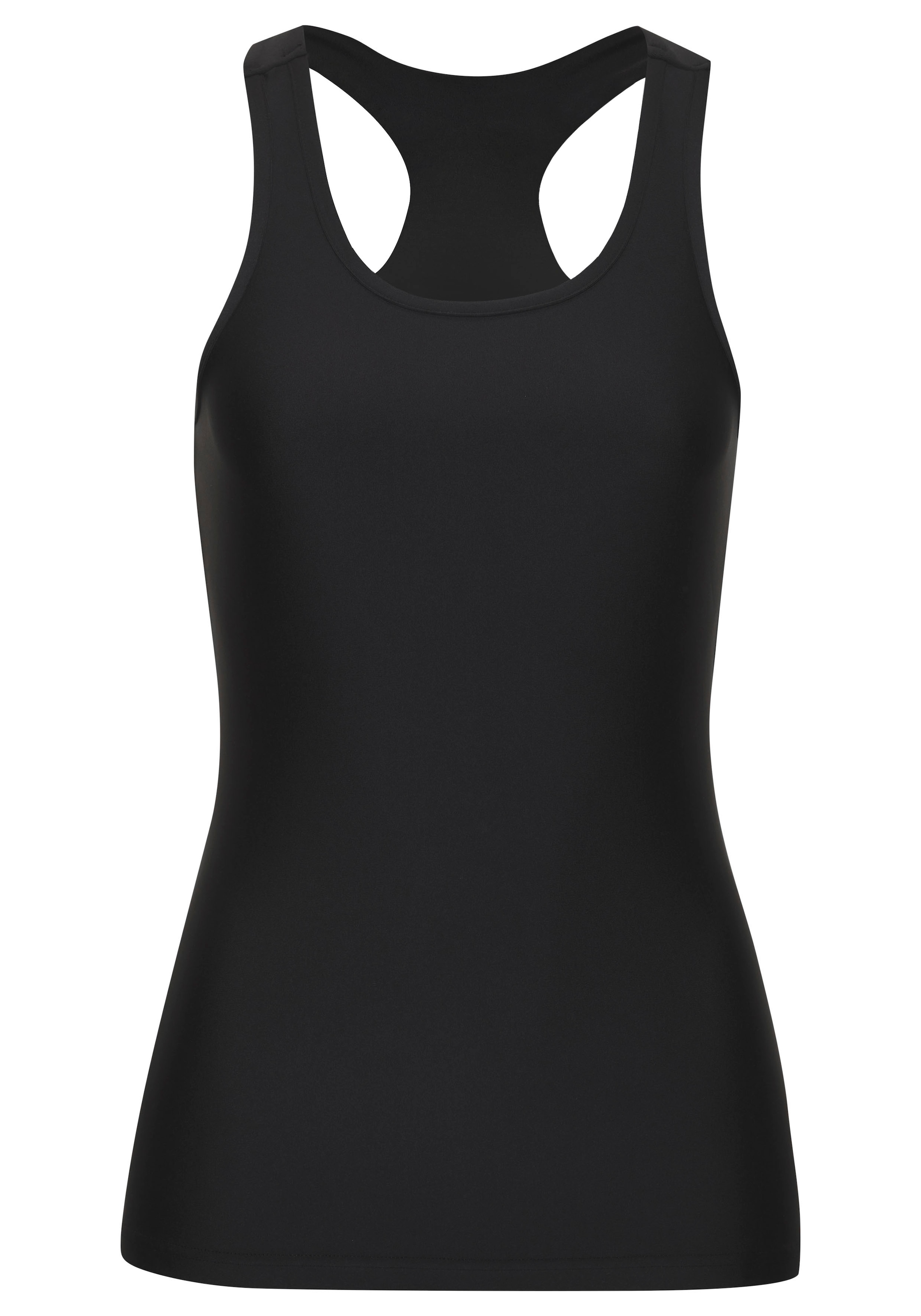 LASCANA ACTIVE Sporttop, mit Racerback und Logo-Badge