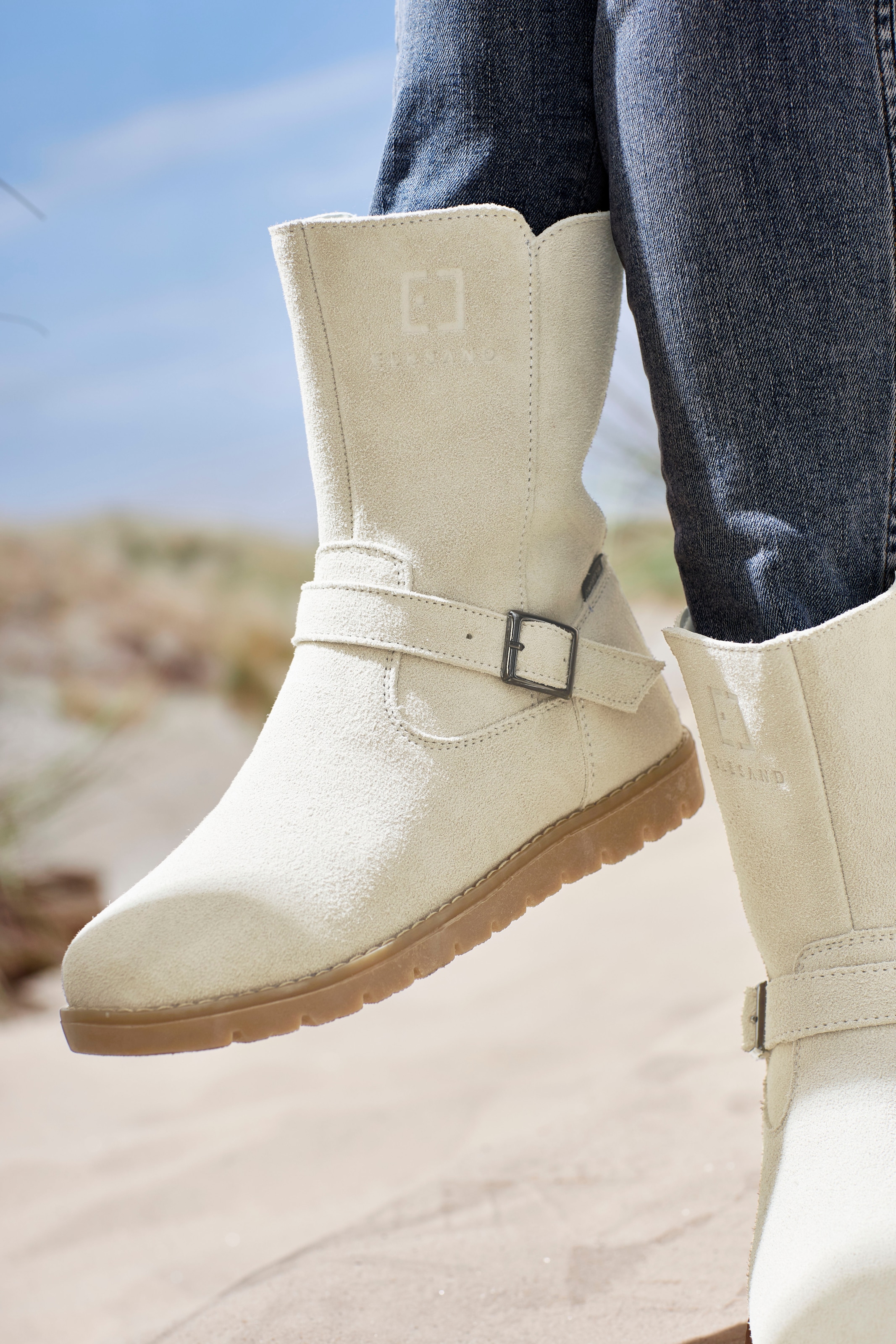 Elbsand Winterstiefel, Boots,Winterstiefelette,Leder, wind- & wasserabweisende Tex-Membran