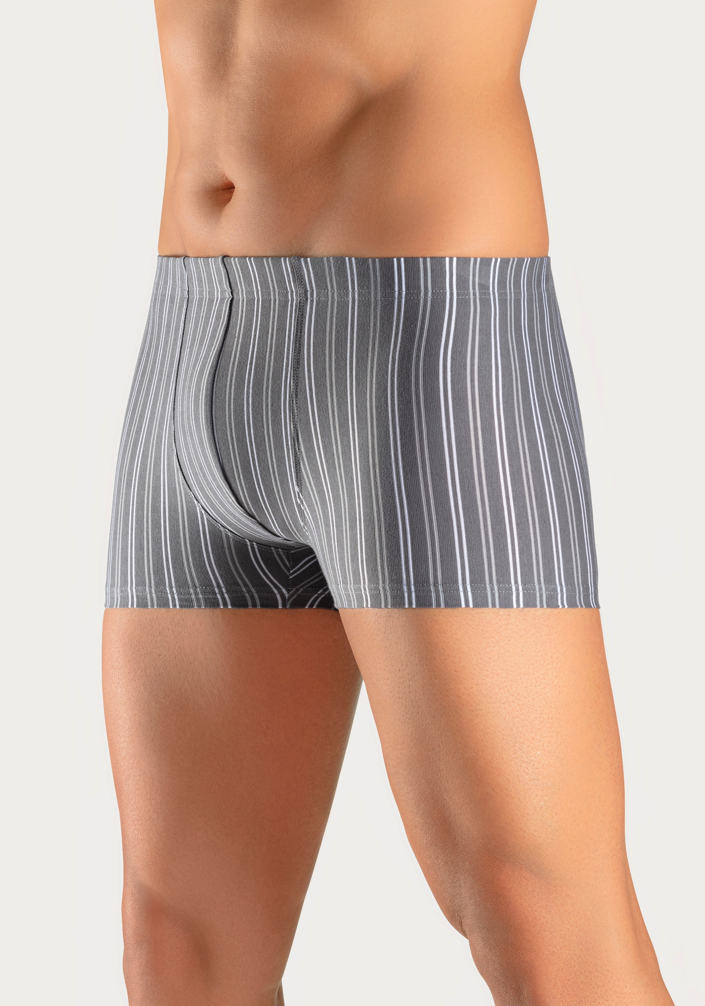 le jogger® Boxer »Boxershorts für Herren«, (Packung, 3 St.), mit garngefärbten Streifen