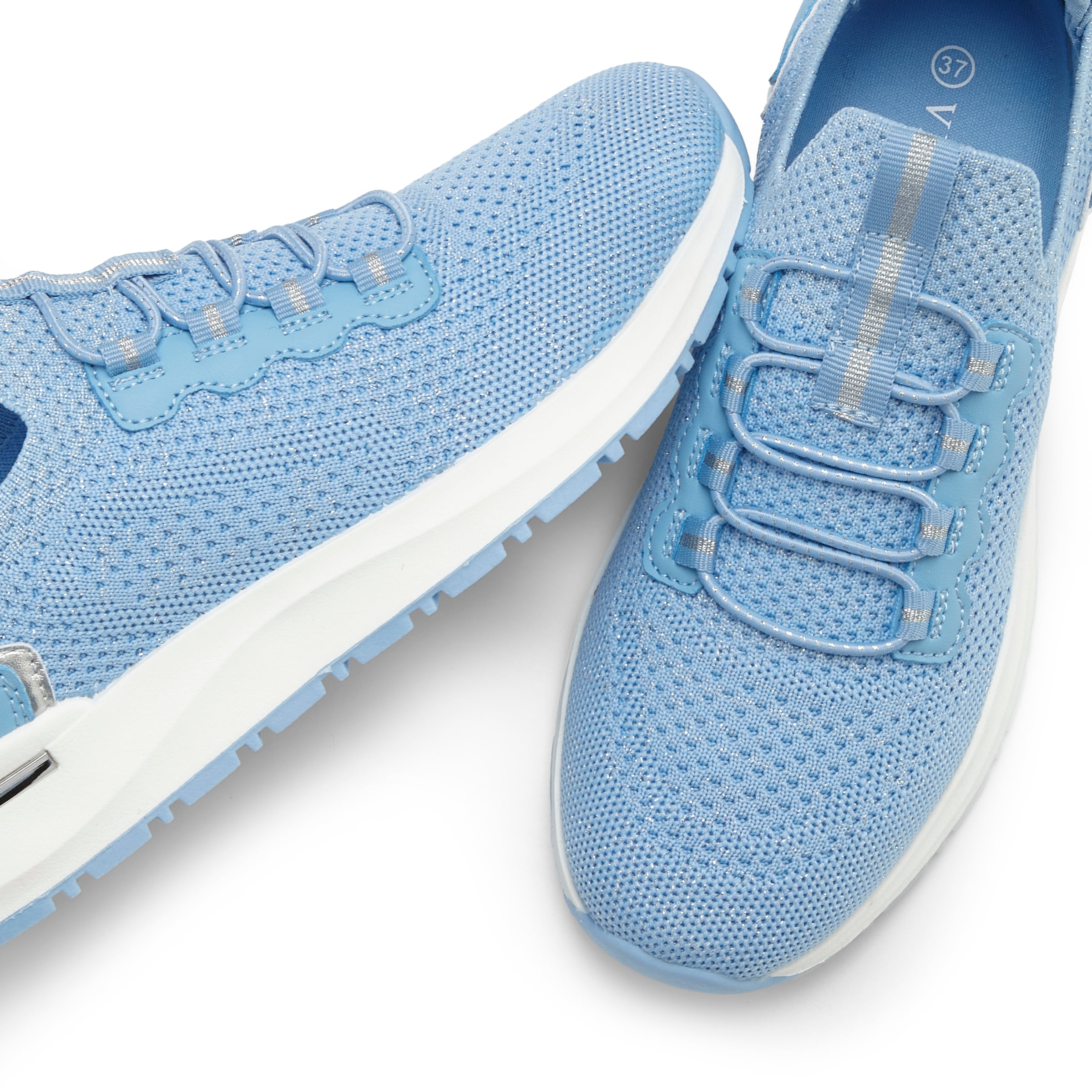 Vivance Sneaker »Freizeitschuh, Halbschuh,«, aus Textil zum Reinschlüpfen mit elastischen Schnürbändern VEGAN