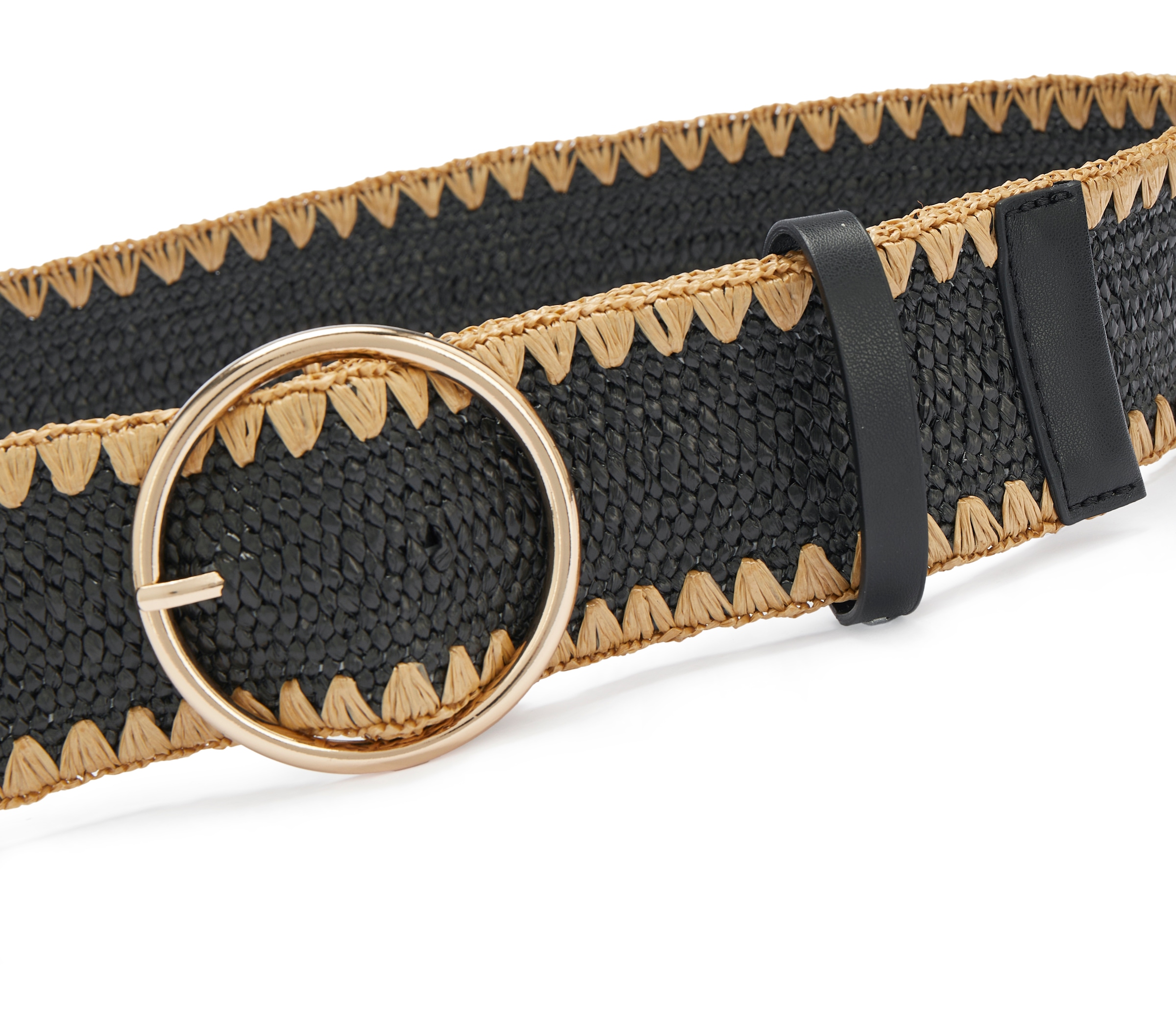 LASCANA Taillengürtel »Stretchgürtel« elastischer Gürtel in Bast-Optik für Kleid & Overall